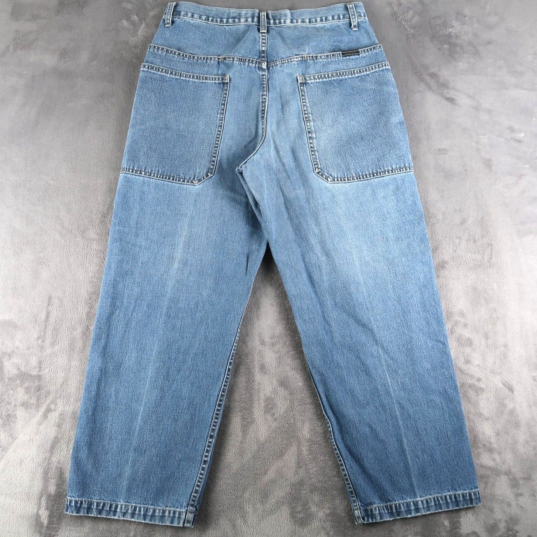 Denime VINTAGE Levi’s Silvertab Baggy Den im Skater Jeans Grunge Y2K 33x30 Big Pockets Jeans Biker Streetwear Skater 90s? Size US 33 - 2 Thumbnail