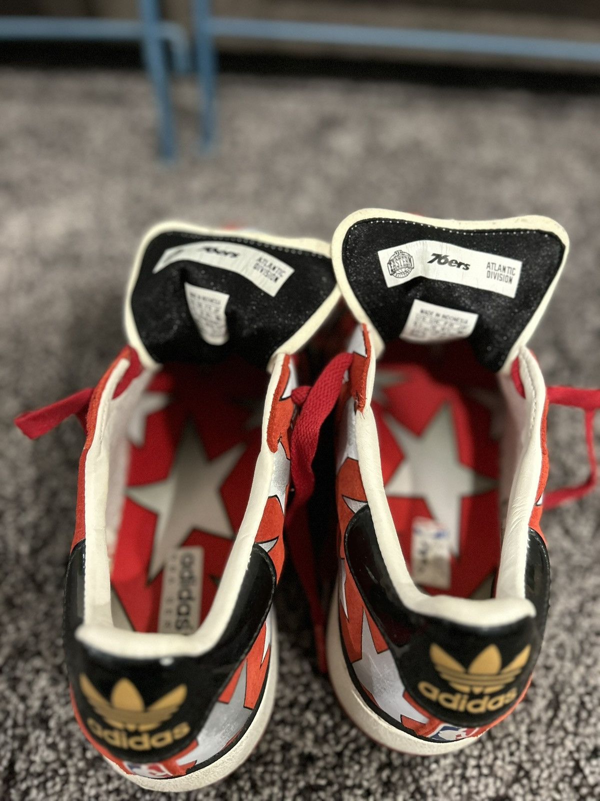 Adidas Adidas Campus 2 "NBA Series" Philadelphia 76ers sneakers Size US 10.5 / EU 43-44 - 4 Thumbnail