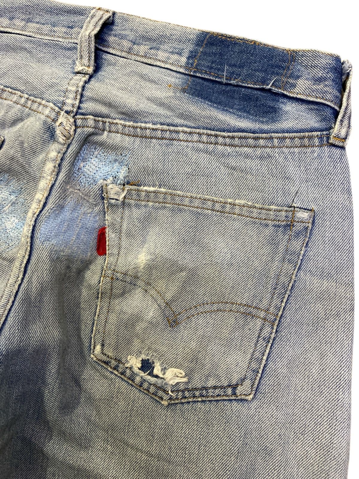Levi's × Levi's Vintage Clothing × Vintage Vintage Levi’s 501 Selvedge Redline Button No 6 Size US 30 / EU 46 - 11 Thumbnail