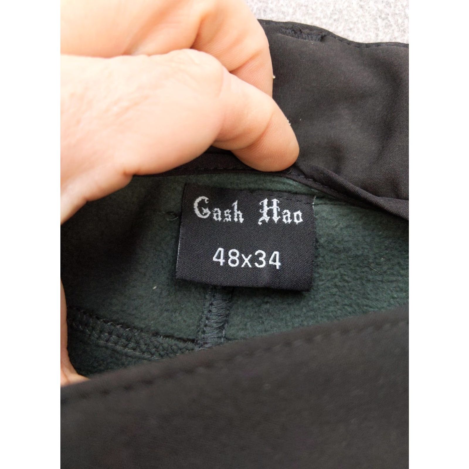 Vintage Gash Hao Snow Pants Mens 48x34 Black Softshell Lined Hiking Ski Winter Warmth Elastic Waist Pockets Zip Pocket 34 Inseam Size US 32 / EU 48 - 4 Thumbnail