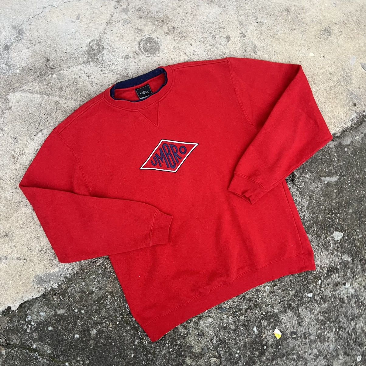 Umbro × Vintage Umbro Training 90s Vintage Spellout Logo Sweatshirt Crewneck Size US M / EU 48-50 / 2 - 2 Thumbnail