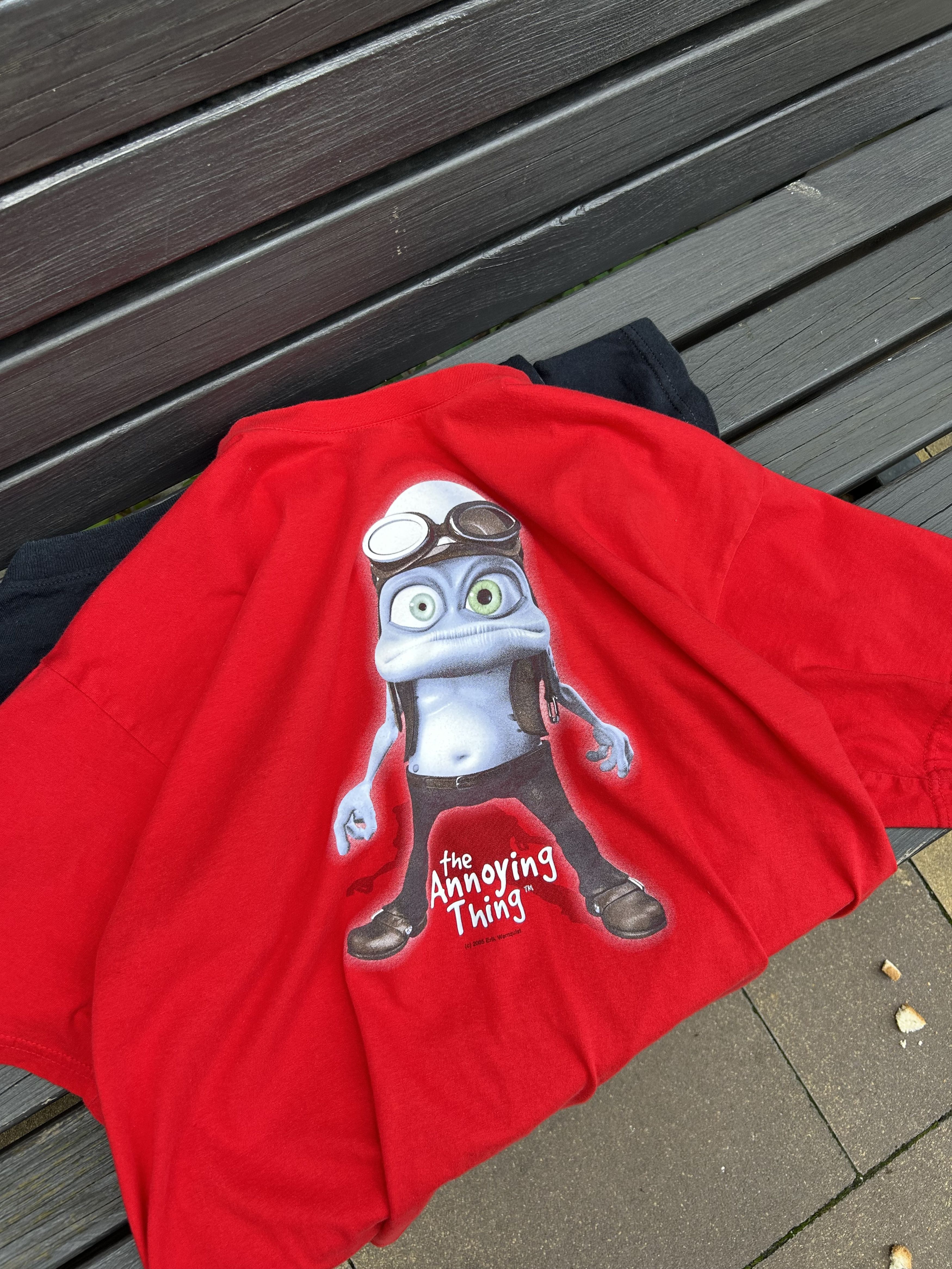 Band Tees Vintage 2005 Crazy Frog The Annoying Thing Music T-shirt Size US M / EU 48-50 / 2 - 12 Thumbnail
