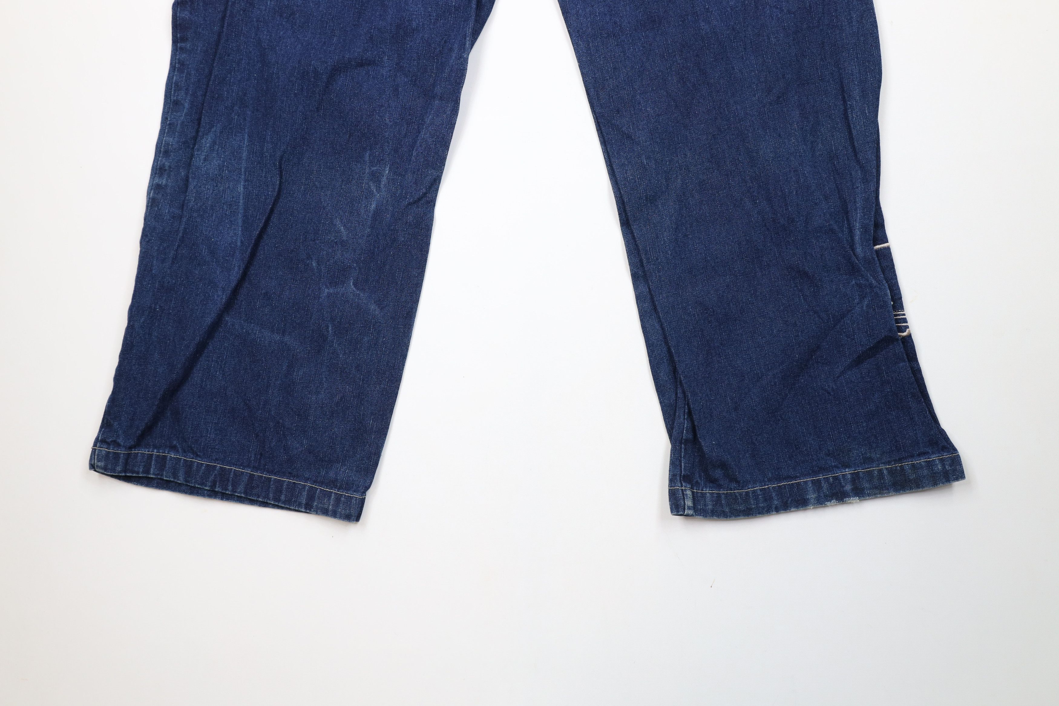 Vintage Vintage 90s Y2K Streetwear Wide Leg Boot Denim Jeans Blue Size US 42 / EU 58 - 14 Thumbnail