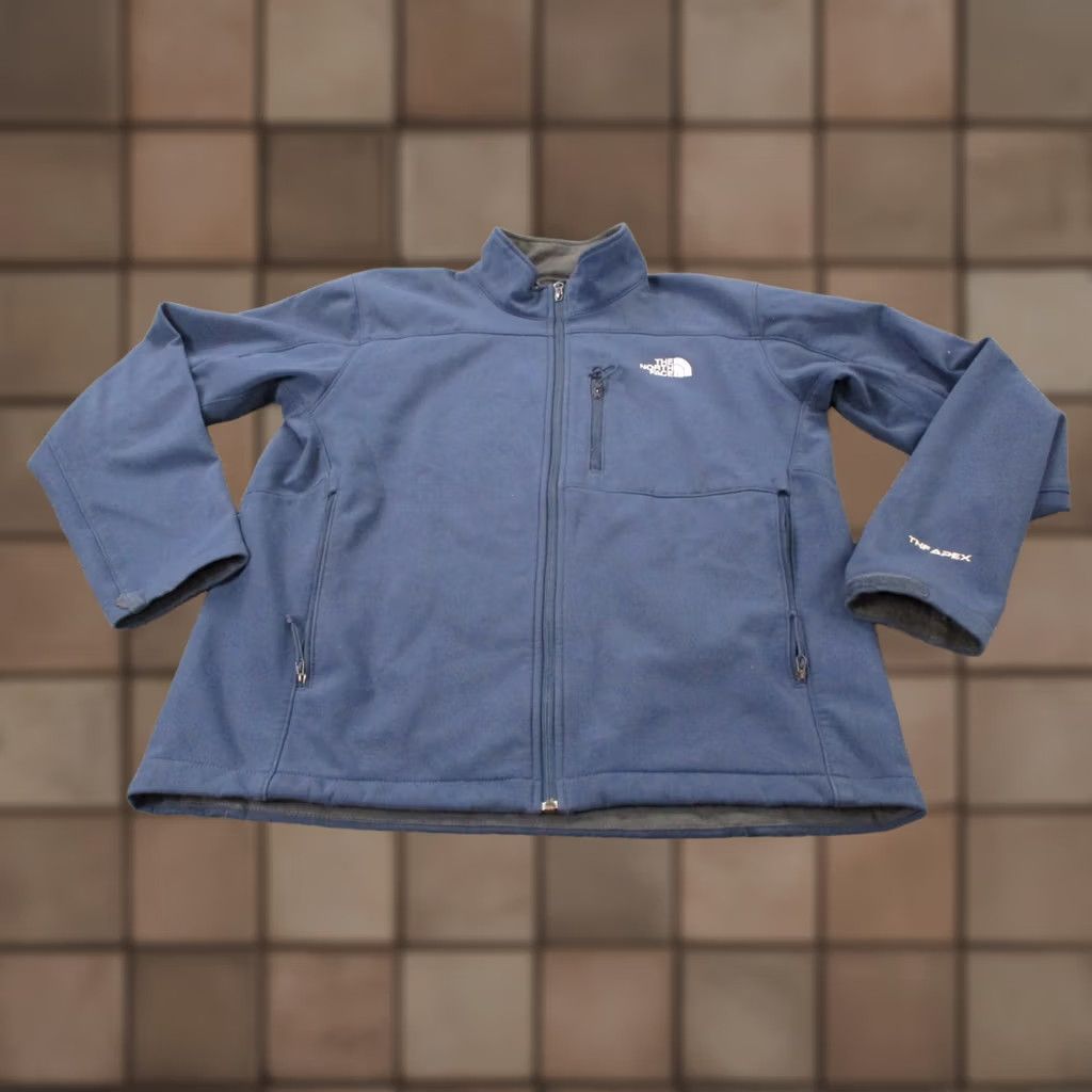 The North Face The North Face Jacket Mens L Blue TNF Apex Softshell Outdoors Hiking Camping Active Size US L / EU 52-54 / 3 - 1 Thumbnail