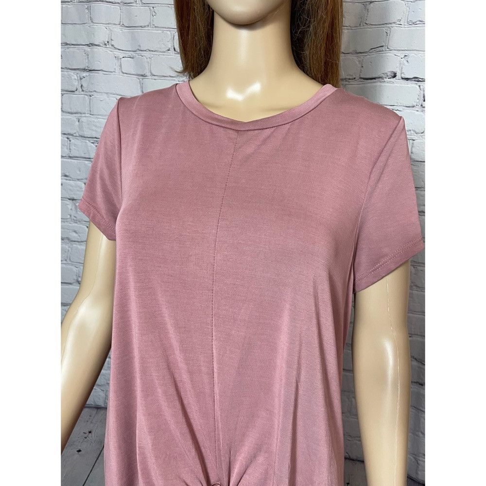 Other The Line Of Style Hi-Low Short Sleeve Pink Top Size L Size L / US 10 / IT 46 - 3 Thumbnail