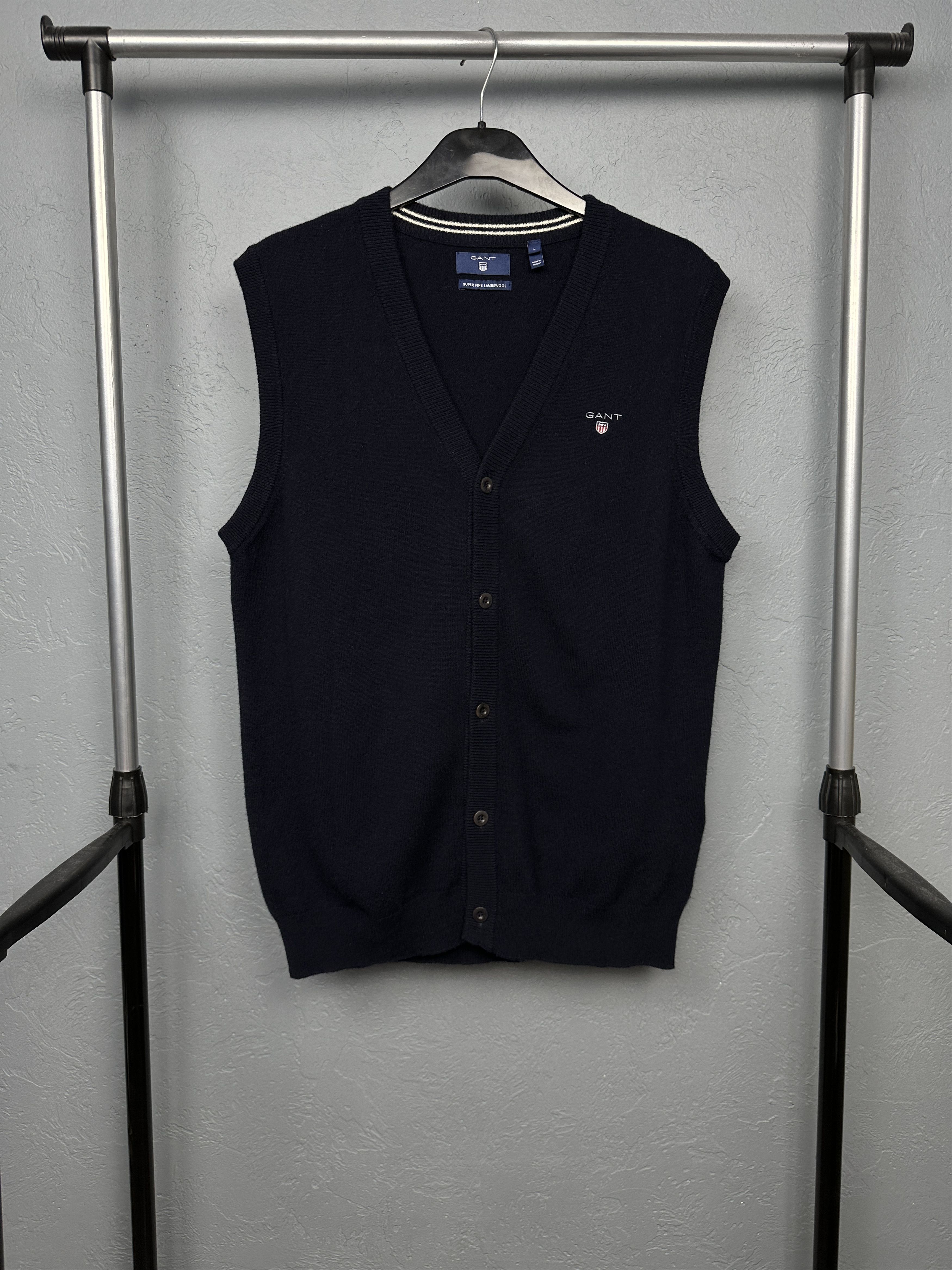Gant Gant Vintage Mens Wool Knit Vest Sweater Size US L / EU 52-54 / 3 - 1 Thumbnail