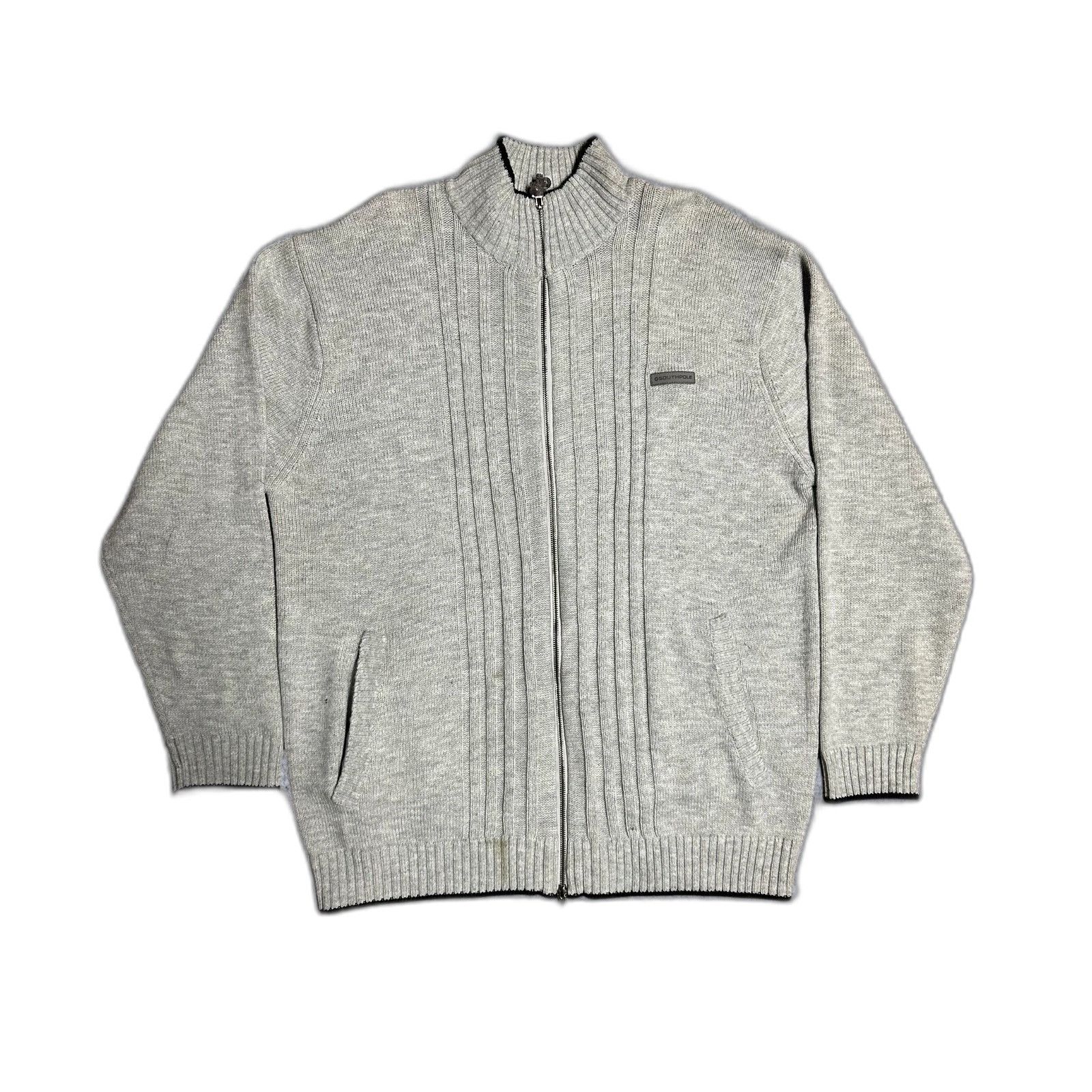 Southpole Vintage Southpole Streetwear Sweatshirt Y2K Grey 2XL Size US XXL / EU 58 / 5 - 3 Thumbnail