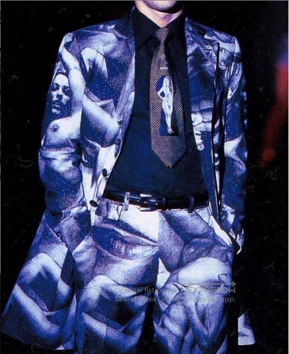Yoshiyuki Konishi Gothic Print Yoshiyuki Konishi Suit Jacket. Size M / US 6-8 / IT 42-44 - 9 Thumbnail