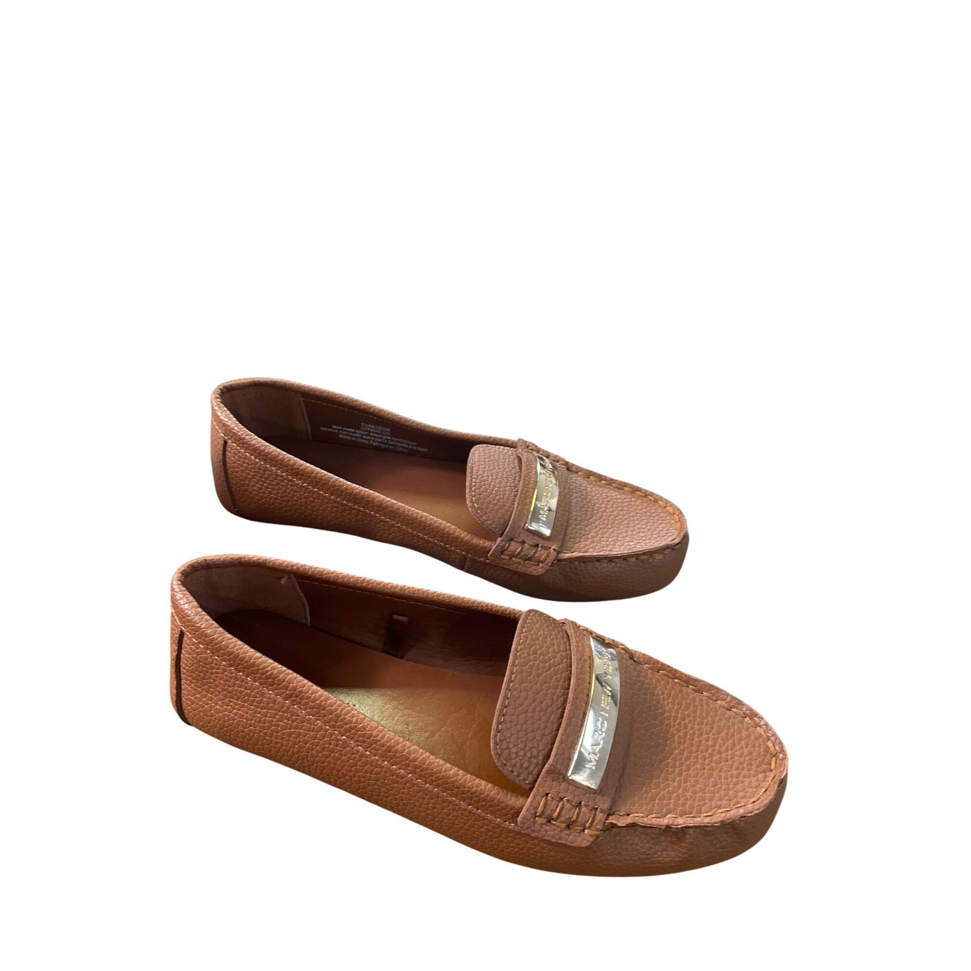 Designer Marc New York Womens Brown Slip-On Loafers Flats Size 5.5M S Size US 5.5 / IT 35.5 - 4 Thumbnail