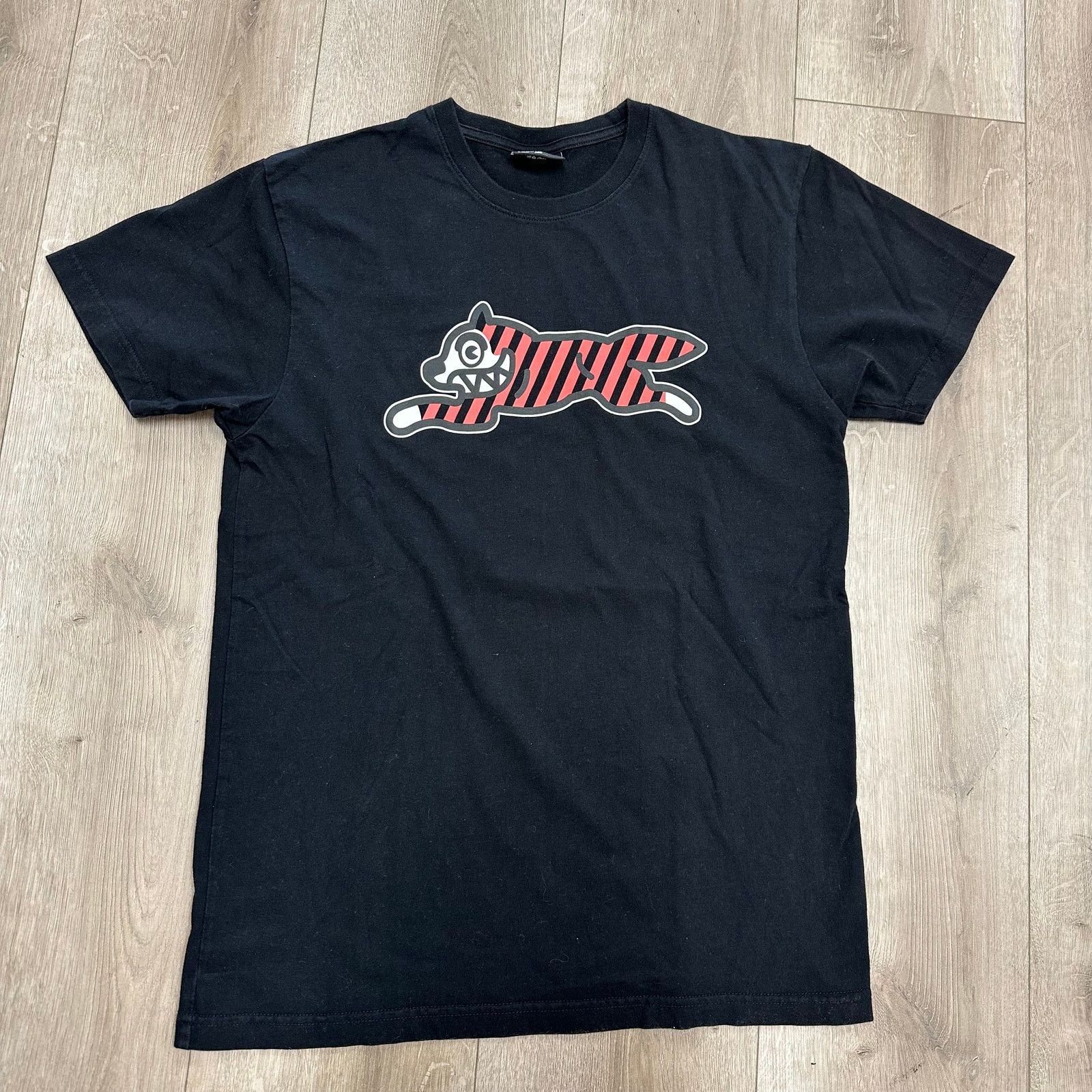 Icecream Ice Cream Running Dog Striped red Black Tee T Shirt Medium Size US M / EU 48-50 / 2 - 1 Thumbnail