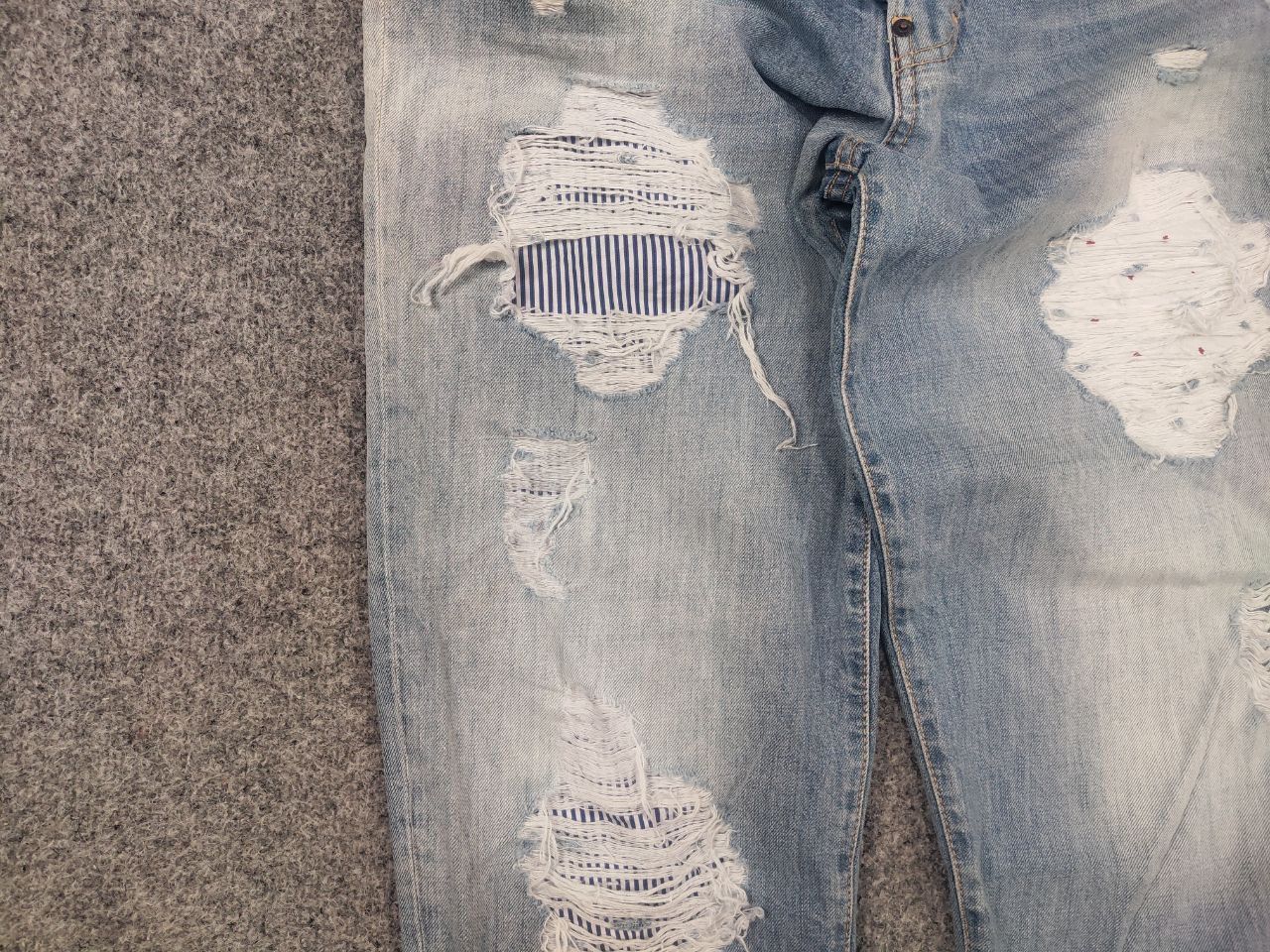 Dsquared2 Dsquared2 Design hockney Denim Blue Patchwork Mom Jeans Size US 34 / EU 50 - 5 Thumbnail