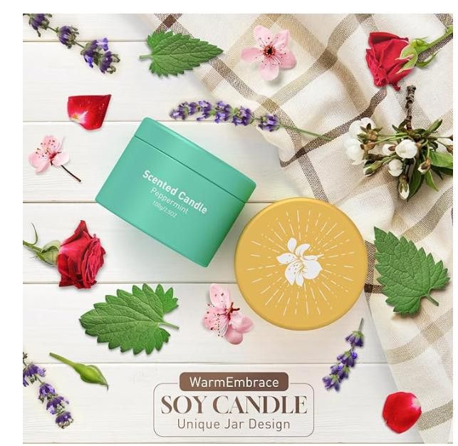 NBDN Nobrandedon Candle Set of 6 Packs, Over 96+ Hours of Burn Time Size ONE SIZE - 4 Thumbnail