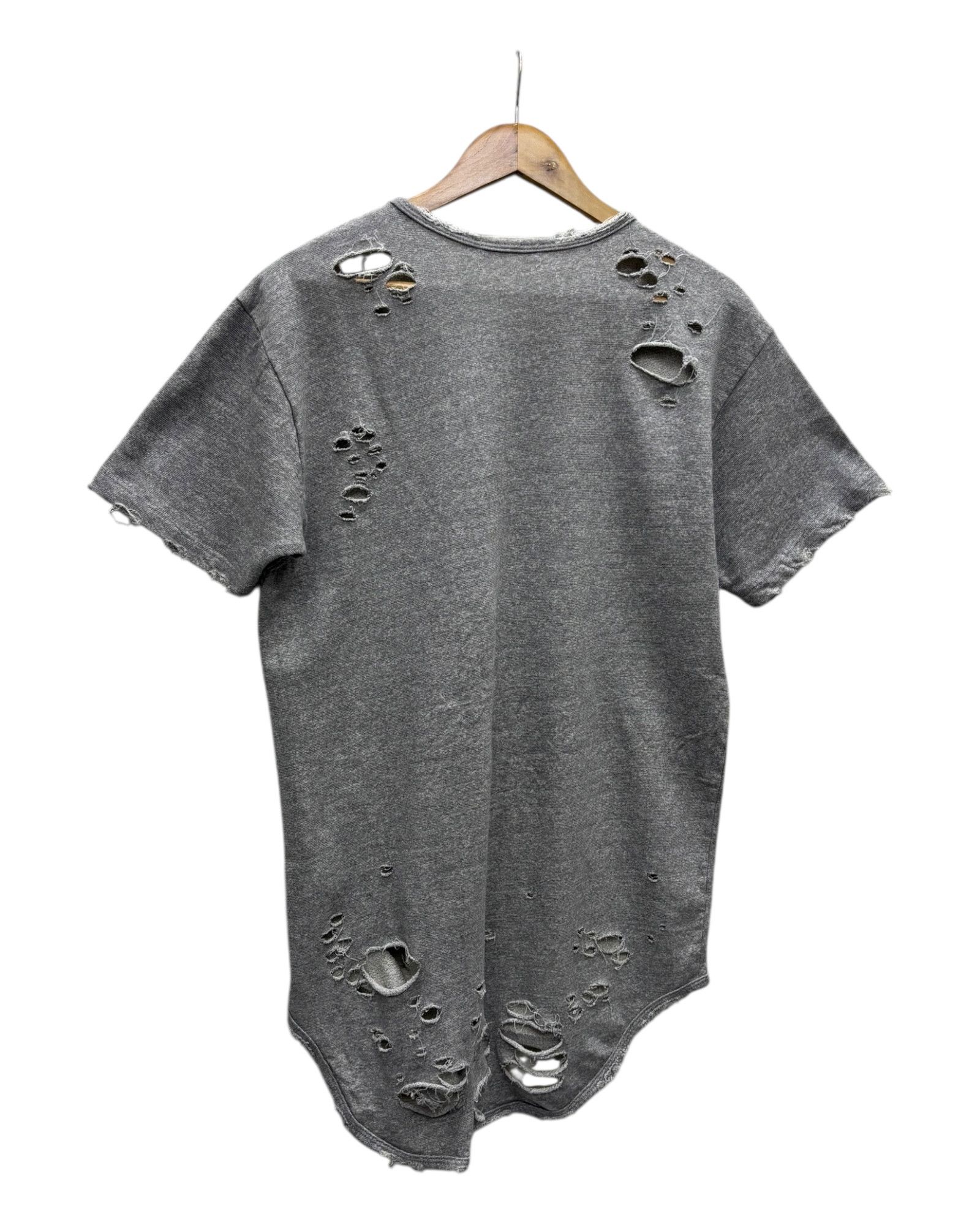 Helmut Lang EPTM PUNK DISTRESSED BULLET HOLES SHIRT Size US M / EU 48-50 / 2 - 4 Thumbnail