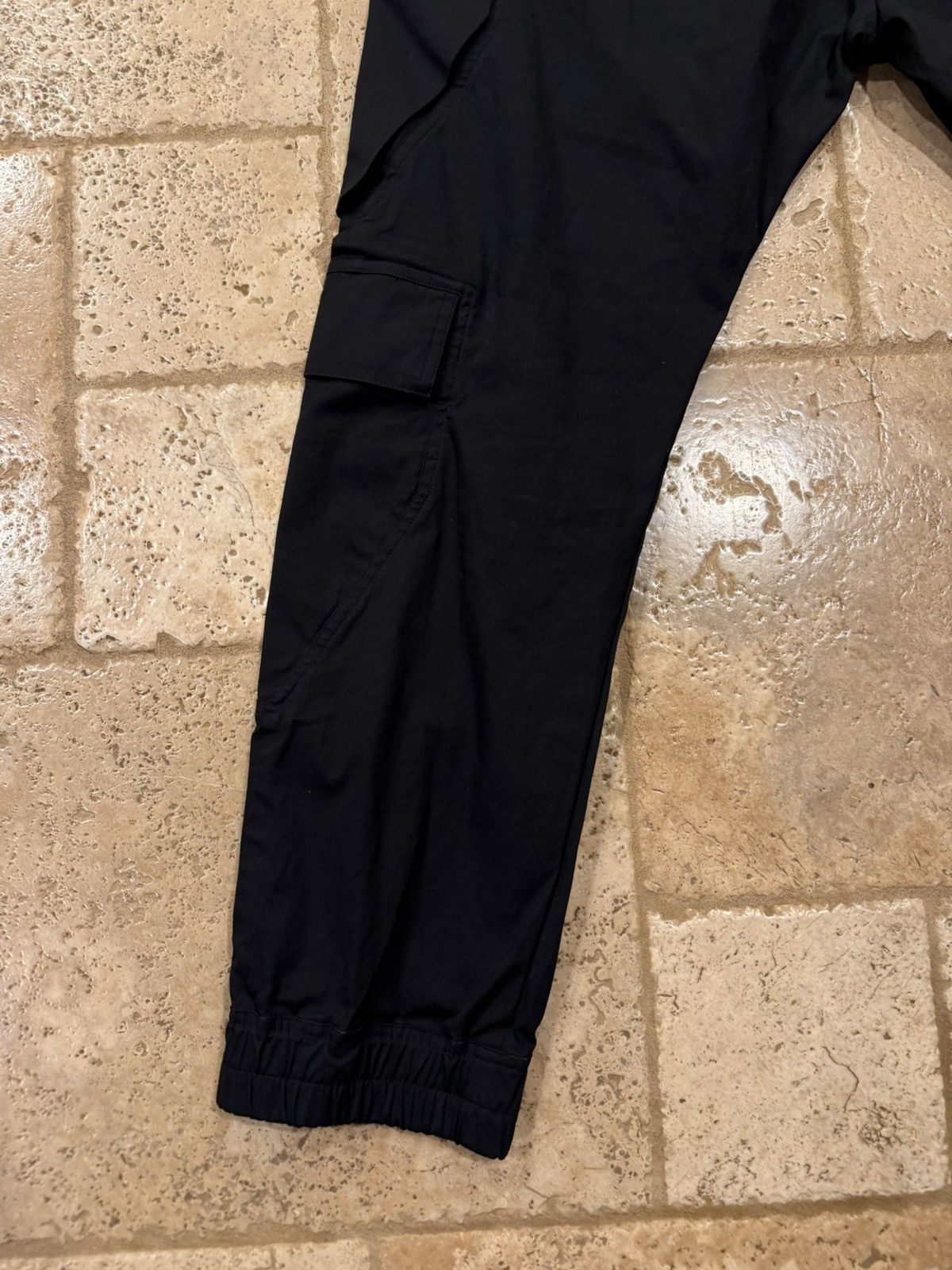 Rick Owens Rick Owens SS25 Mastodon Megacargo Black Poplin Trousers Size US 36 / EU 52 - 5 Thumbnail