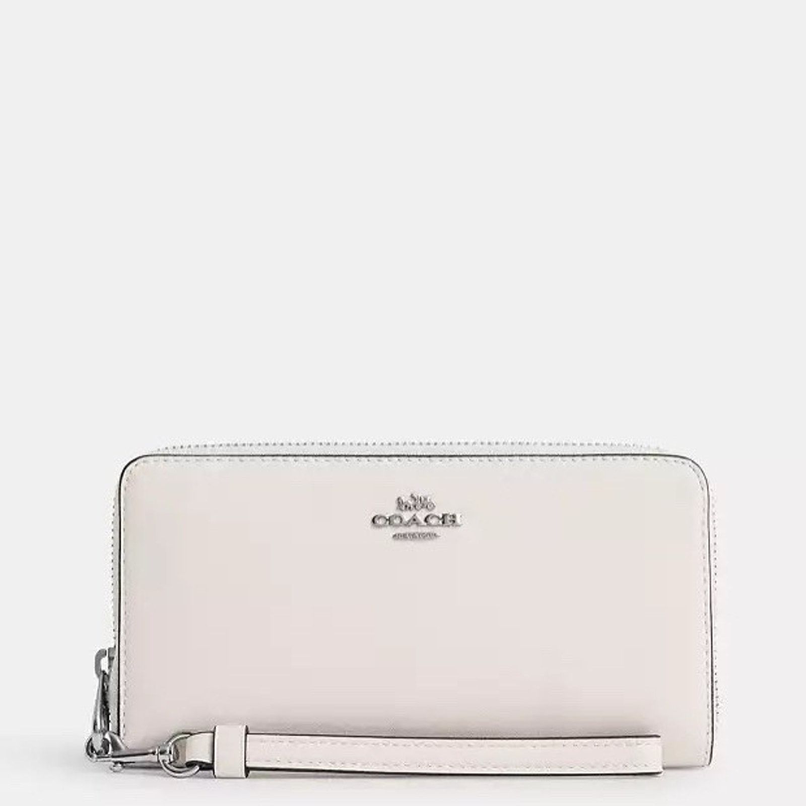 Coach NWT Coach Long Zip Around Phone Wallet Chalk Leather CR623 Size ONE SIZE - 3 Thumbnail