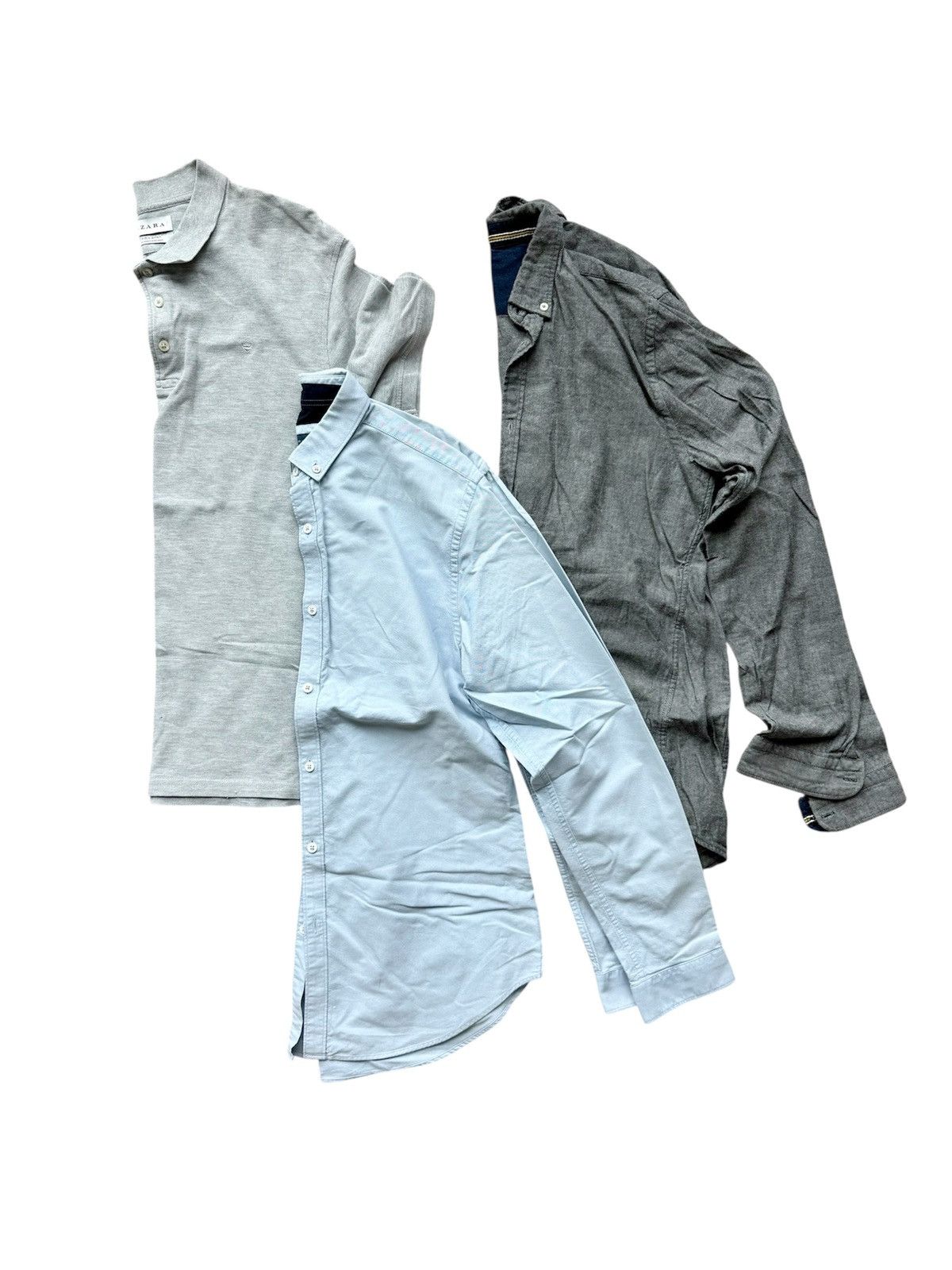 Zara Zara Man Bundle Deal, Dark Gray/ Blue/ Gray - Size M Size US M / EU 48-50 / 2 - 1 Thumbnail