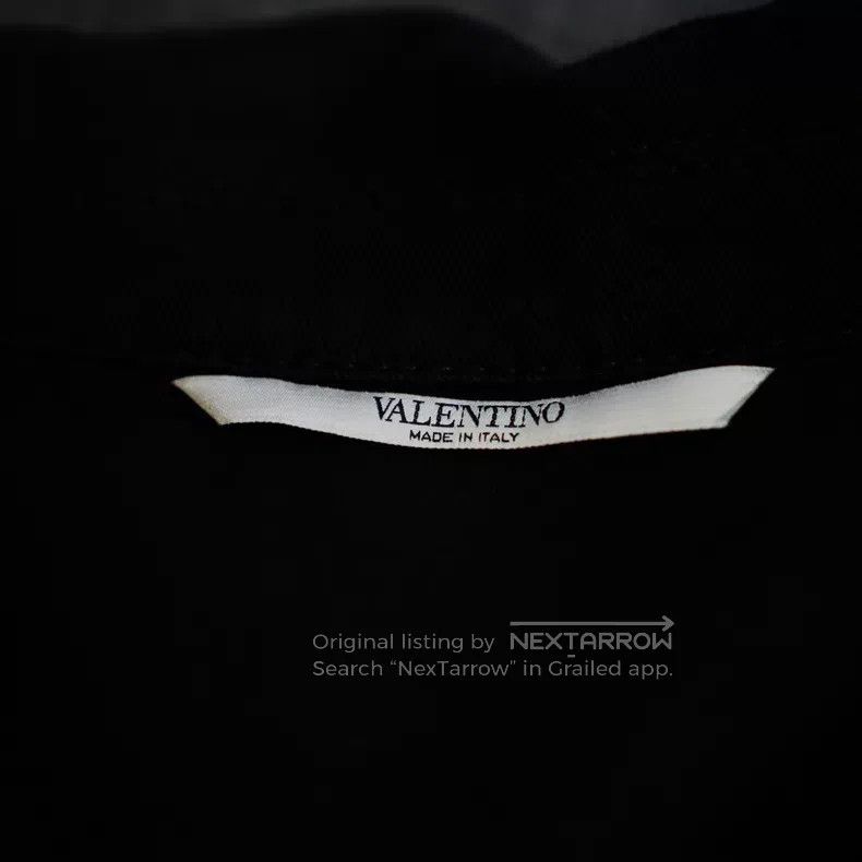 Valentino Valentino Black heavy work hand-beaded zip jacket jacket Size US S / EU 44-46 / 1 - 3 Thumbnail