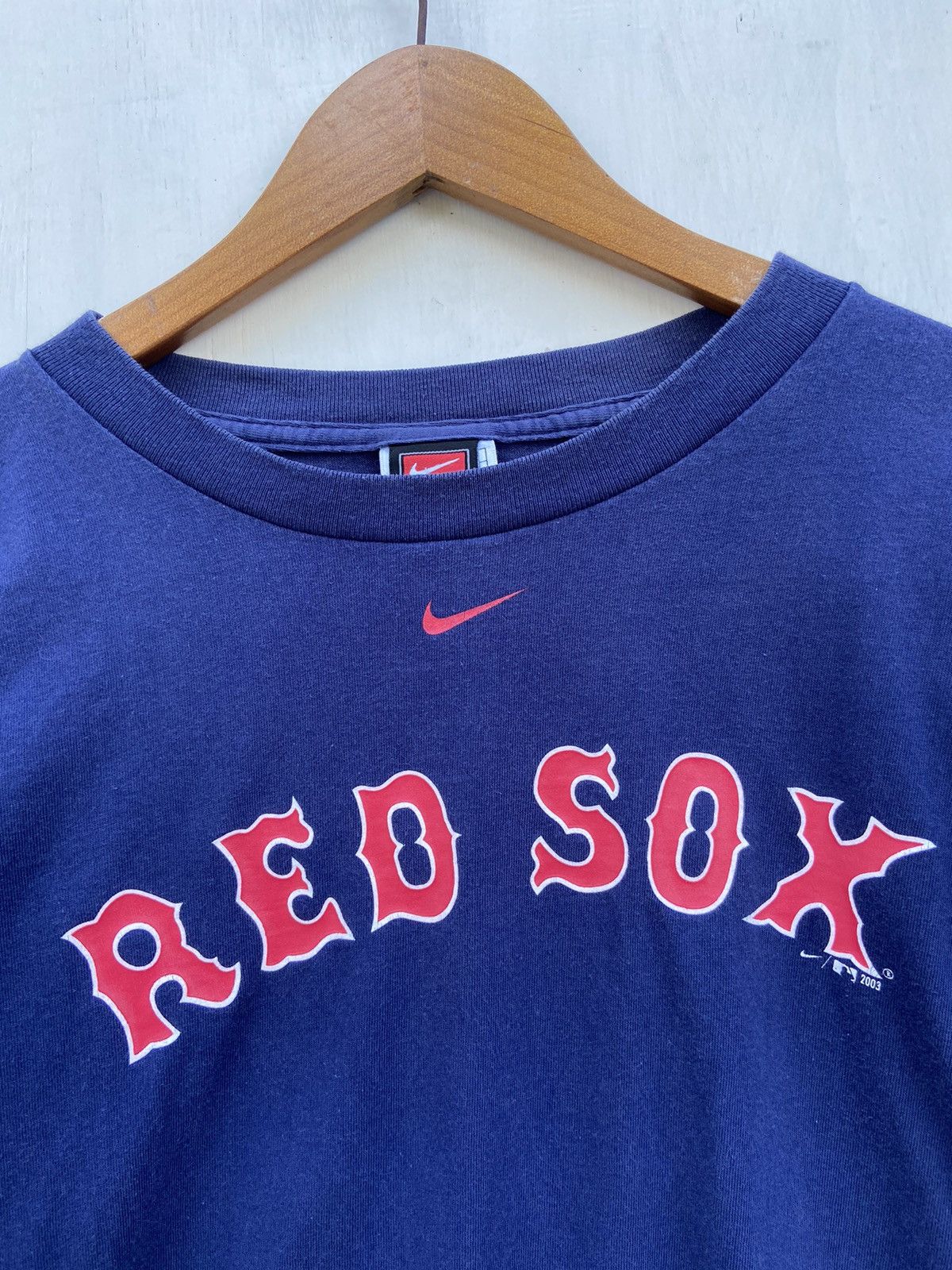 MLB 🔥 Vintage y2k Red Sox t shirt long sleeve MLB Size US M / EU 48-50 / 2 - 5 Thumbnail