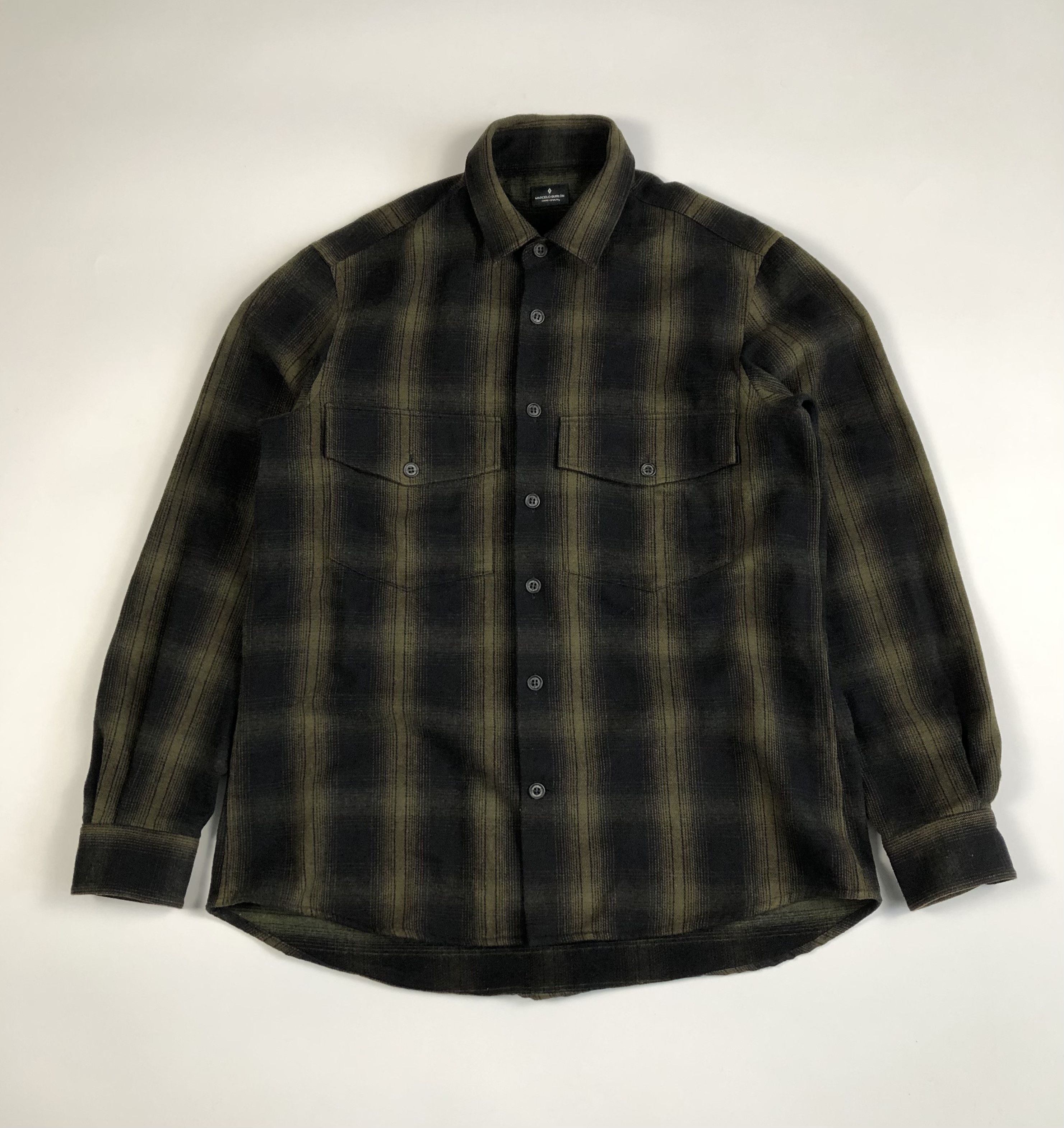 Marcelo Burlon Marcelo Burlon County of Milan Tekaio Wool Shirt Size US L / EU 52-54 / 3 - 2 Thumbnail