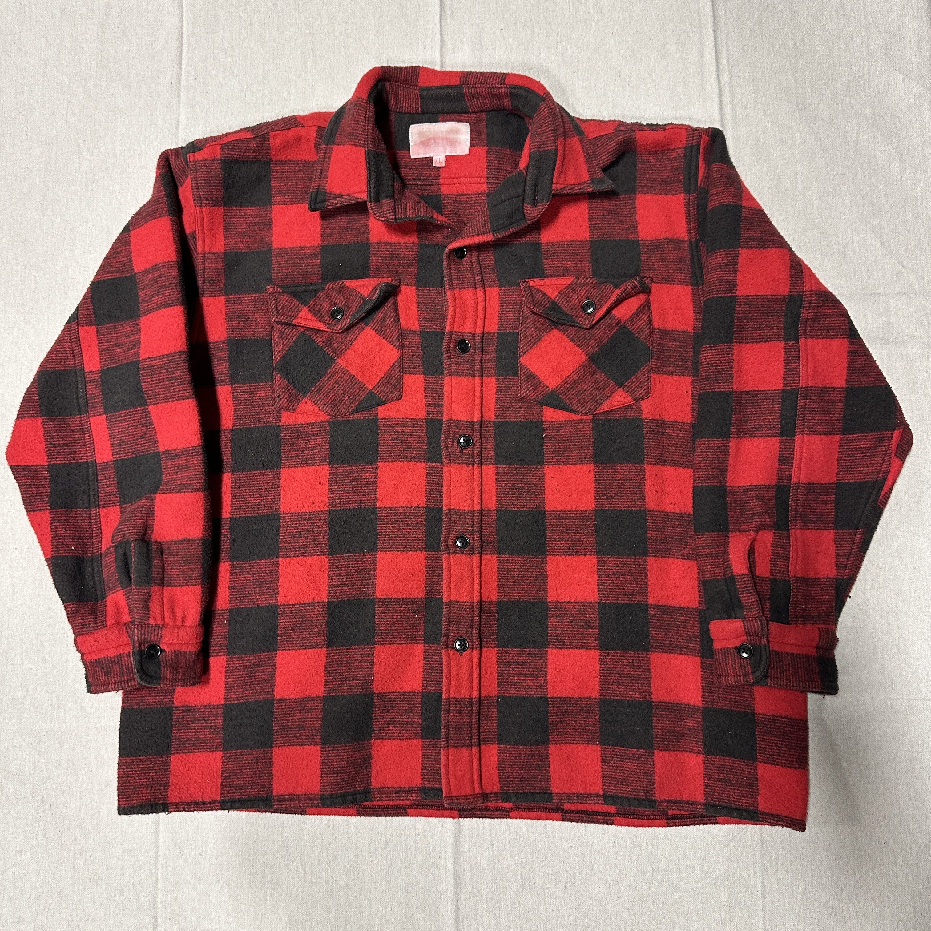 Other Vintage Champion Canadian Red Black Buffalo Plaid Flannel Shirt Size XL Size US XL / EU 56 / 4 - 1 Thumbnail