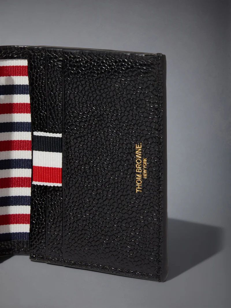 Thom Browne o1tko10426 Size: OS / Pebble Grain Double Card Holder Size ONE SIZE - 3 Thumbnail