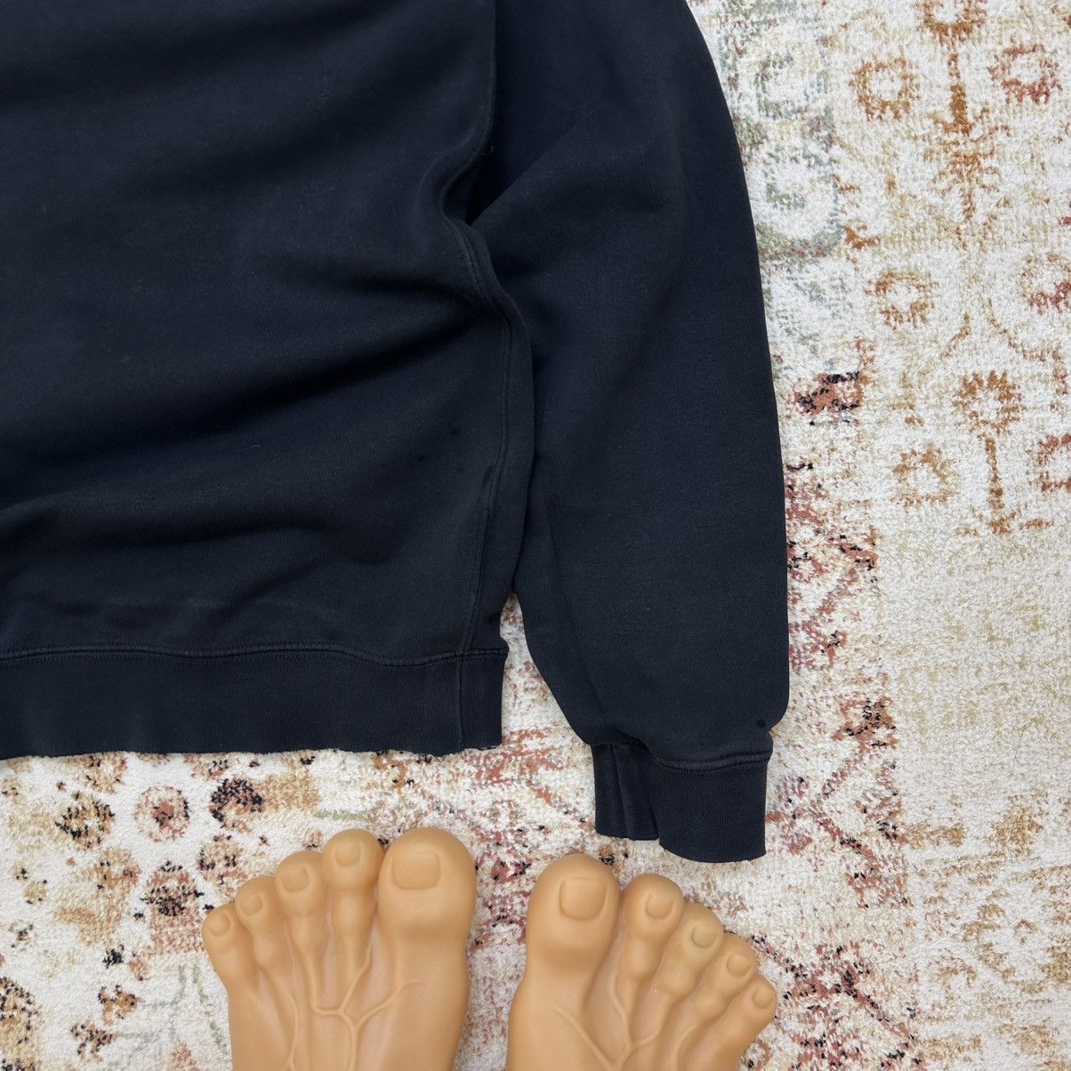 Nike × Vintage Vintage Nike Sweatshirt Small Logo Distressed Y2K 00s Size US M / EU 48-50 / 2 - 4 Thumbnail