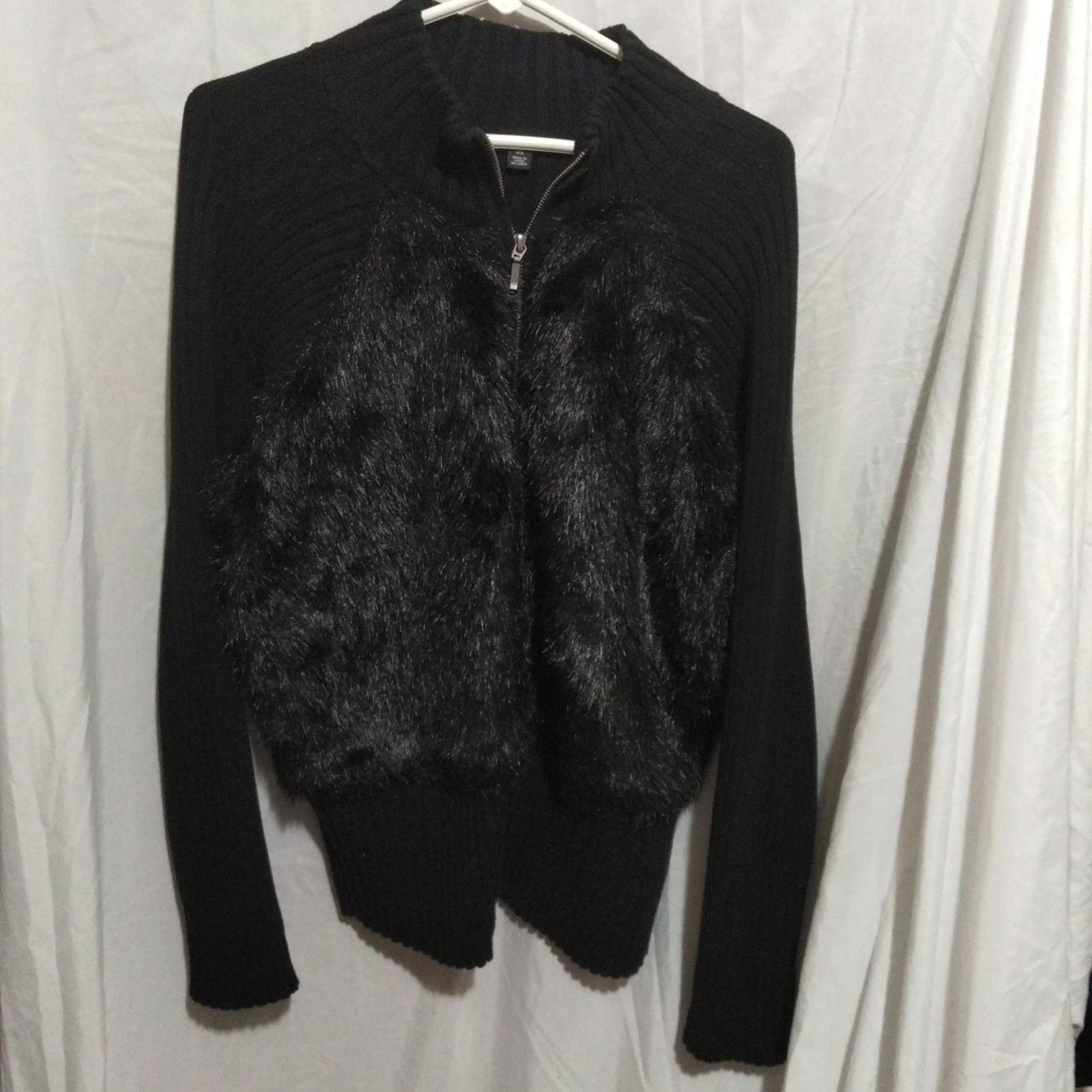 Other Relativity Jacket Women 2xl Black Faux Fur Modern Chic Size XXL / US 16-18 / IT 52-54 - 1 Thumbnail