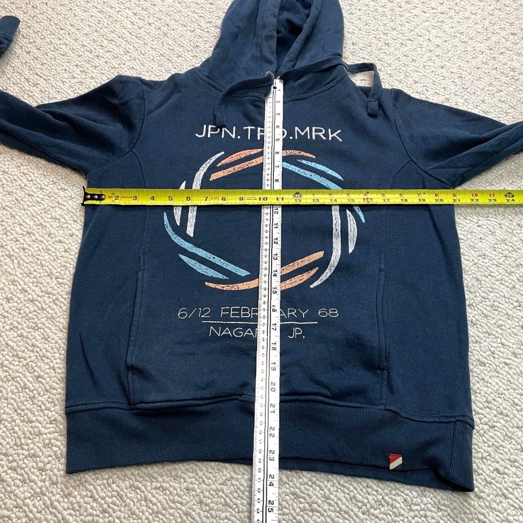 Cotton On Cotton On Hoodie Sweatshirt Womens S Pullover Blue Logo Japan Classic All Seasons Size S / US 4 / IT 40 - 4 Thumbnail