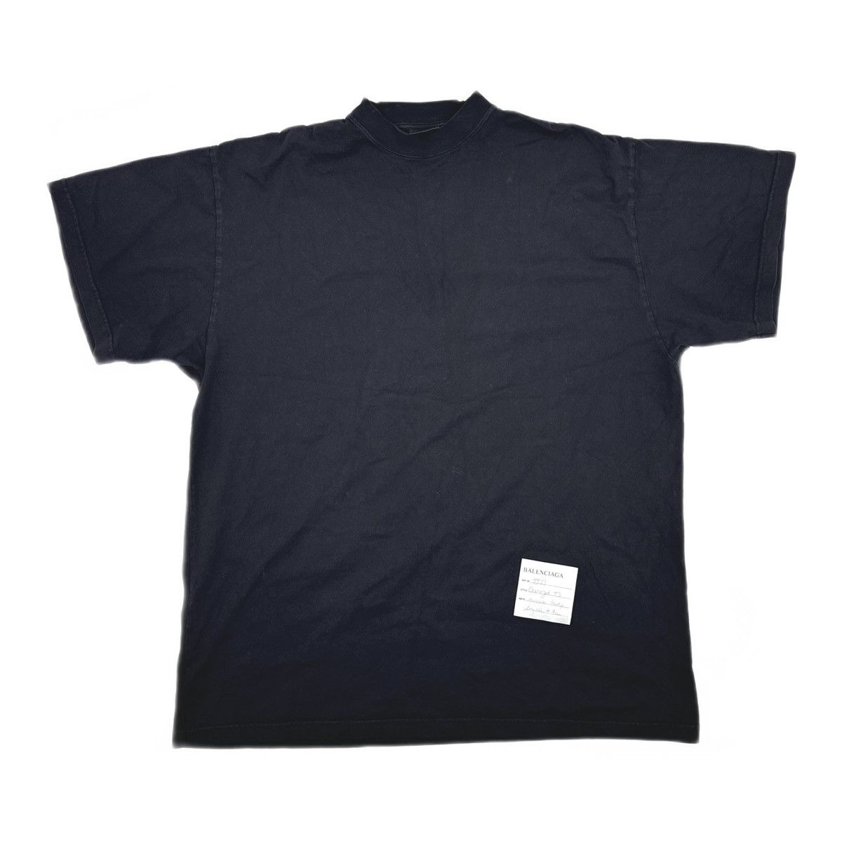 Balenciaga BALENCIAGA 24SS Soccer Game Oversized T-Shirt Black