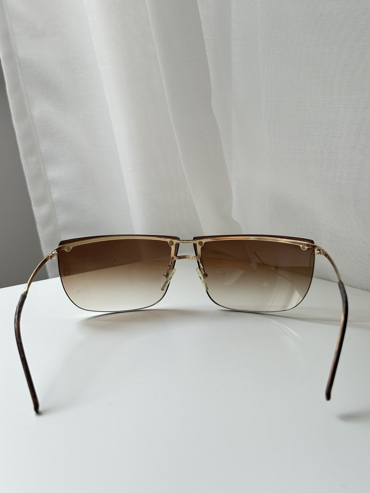 Gucci Gucci 00s Men’s Luxury Brown Rare Sunglasses Size ONE SIZE - 5 Thumbnail