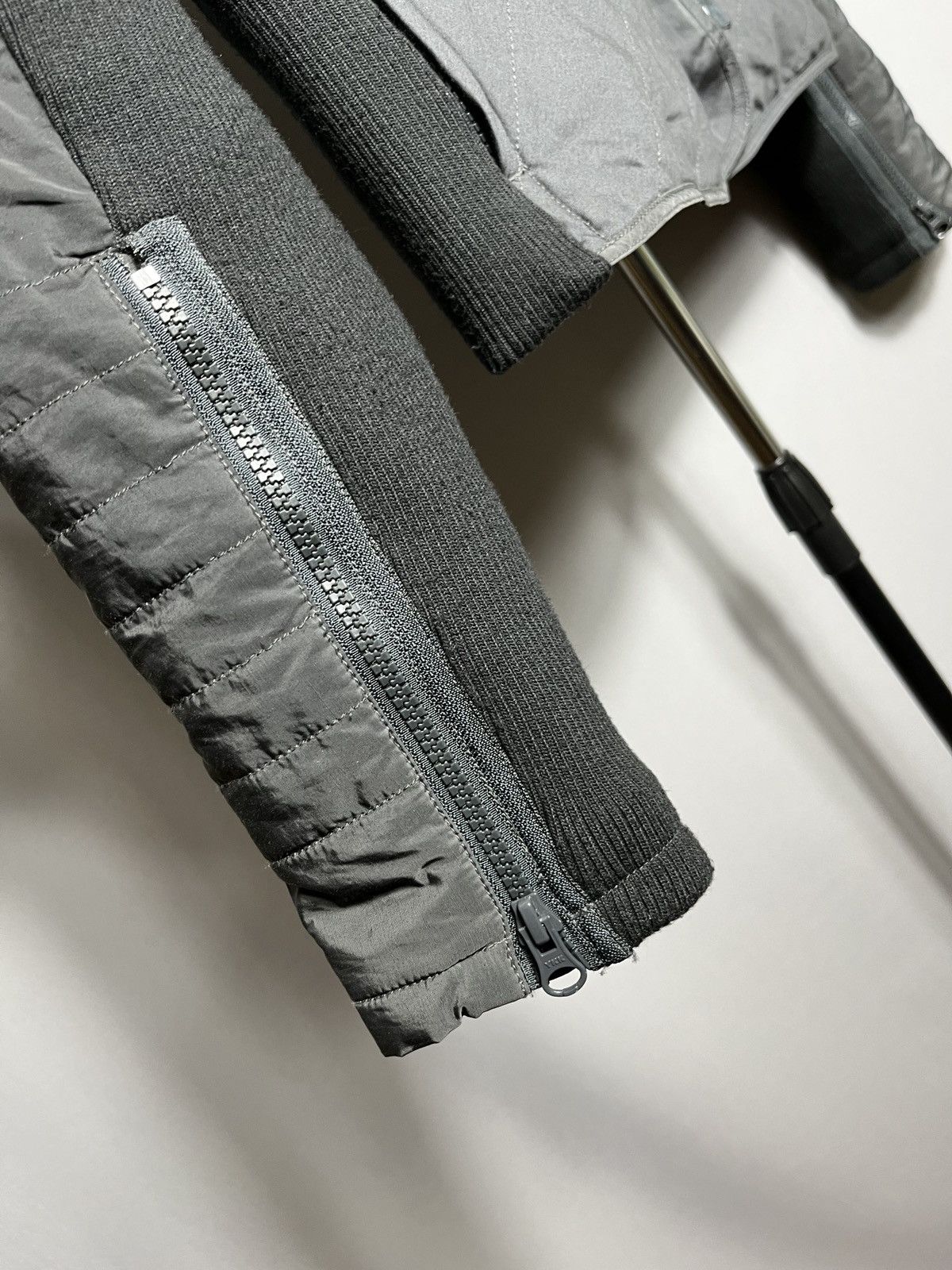 Adidas × Stella McCartney Adidas x Stella McCartney Woman Black Gray Moto Biker Jacket Size L / US 10 / IT 46 - 6 Thumbnail