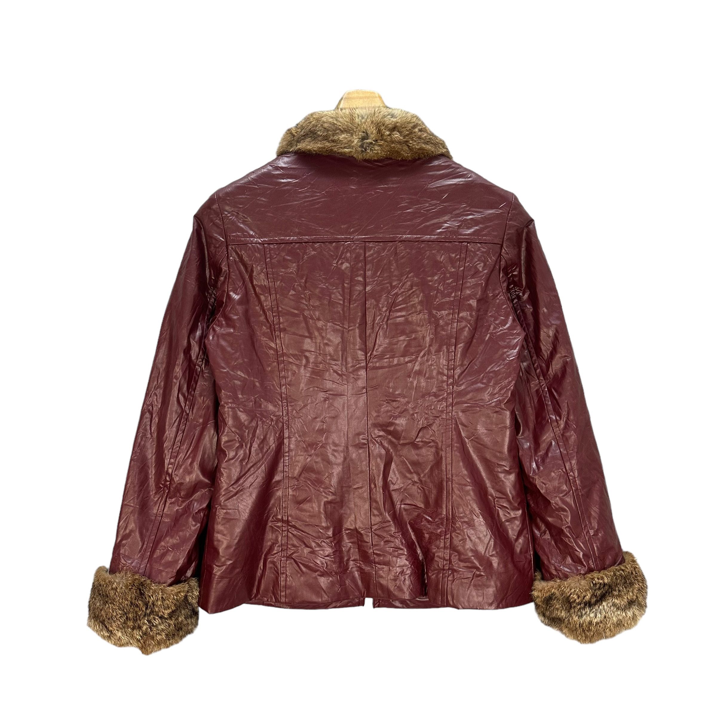Japanese Brand INED FUR JACKET #8928-040 Size S / US 4 / IT 40 - 11 Thumbnail