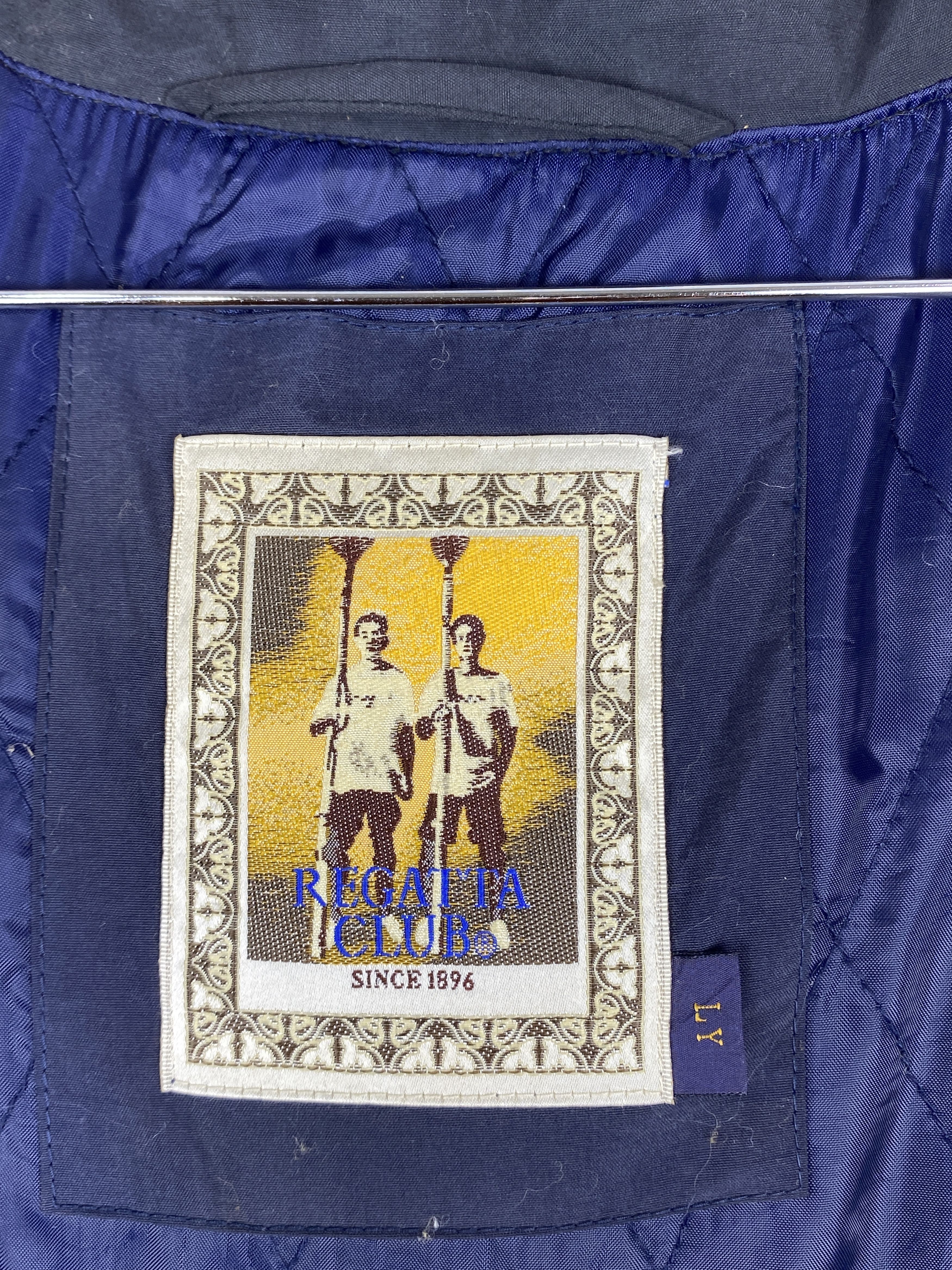 Japanese Brand Vintage Regatta Club Hoodie Quilted Jacket Size US L / EU 52-54 / 3 - 9 Thumbnail