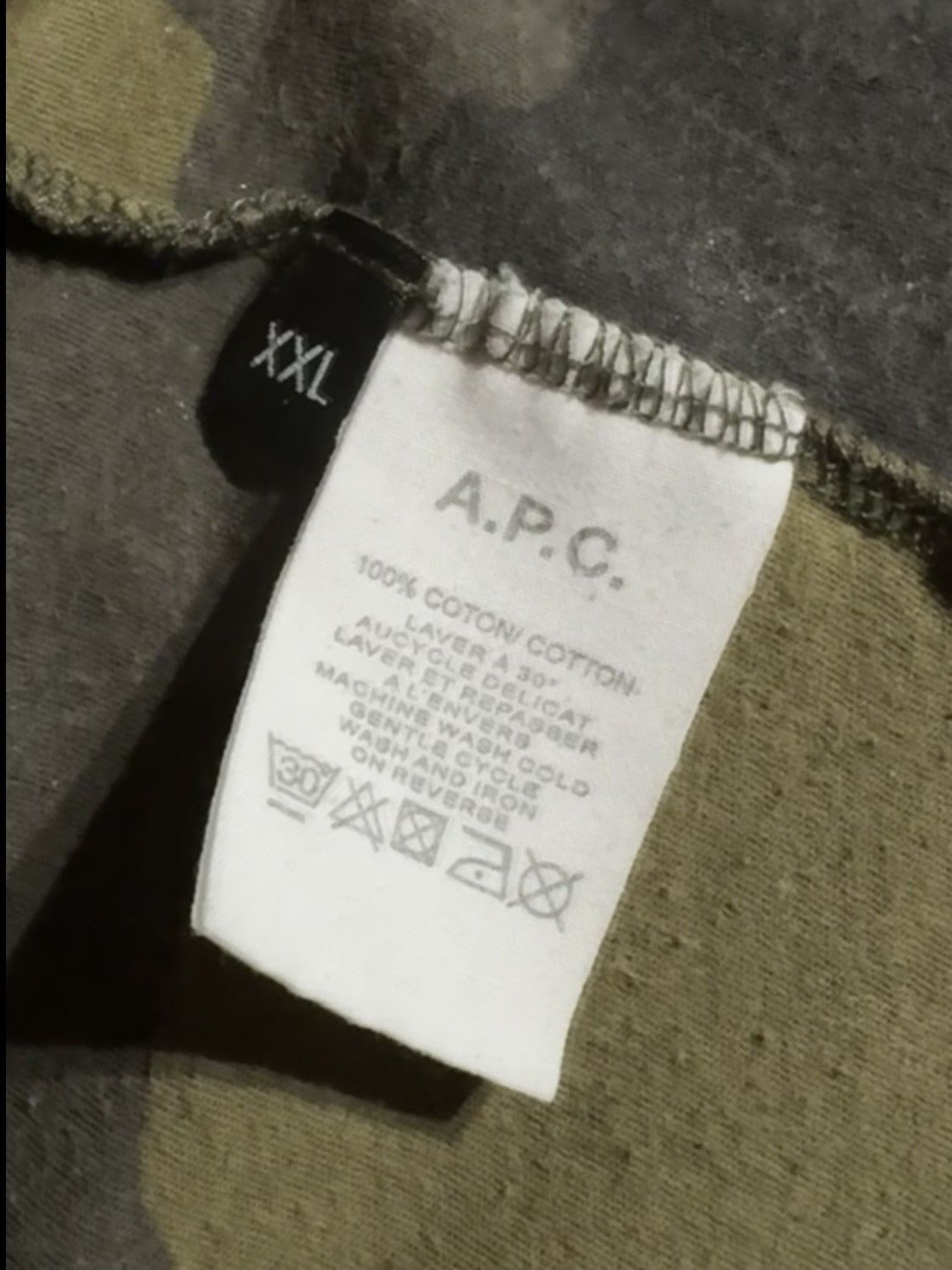 A.P.C. × Kanye West YE CAMOUFLAGE TEE SHIRT YEEZY KANYE T Size US XL / EU 56 / 4 - 5 Thumbnail
