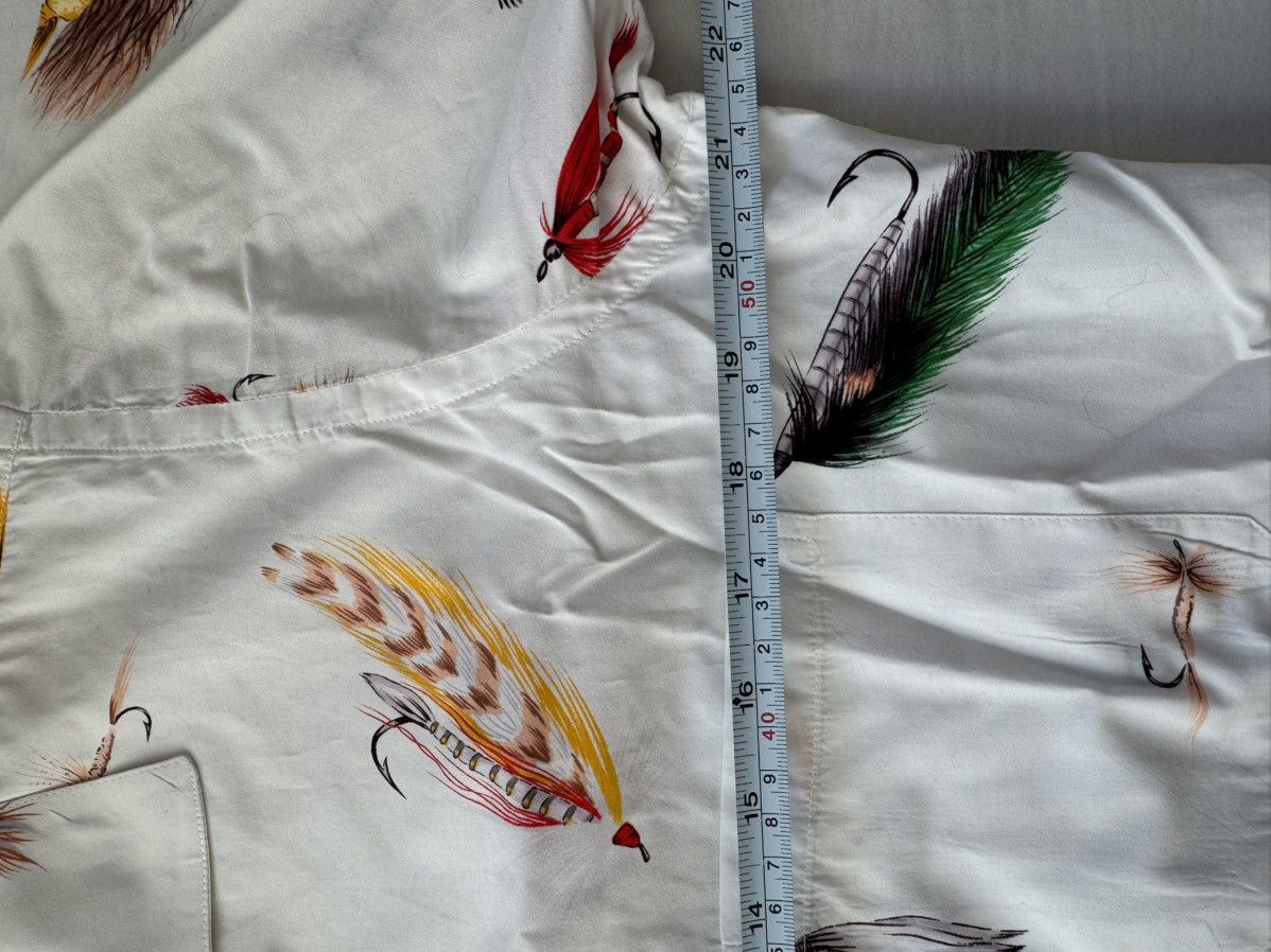 L.L. Bean Vtg LL Bean Fly Fishing Shirt Camp Collar Button Up White Sm Size US S / EU 44-46 / 1 - 6 Thumbnail