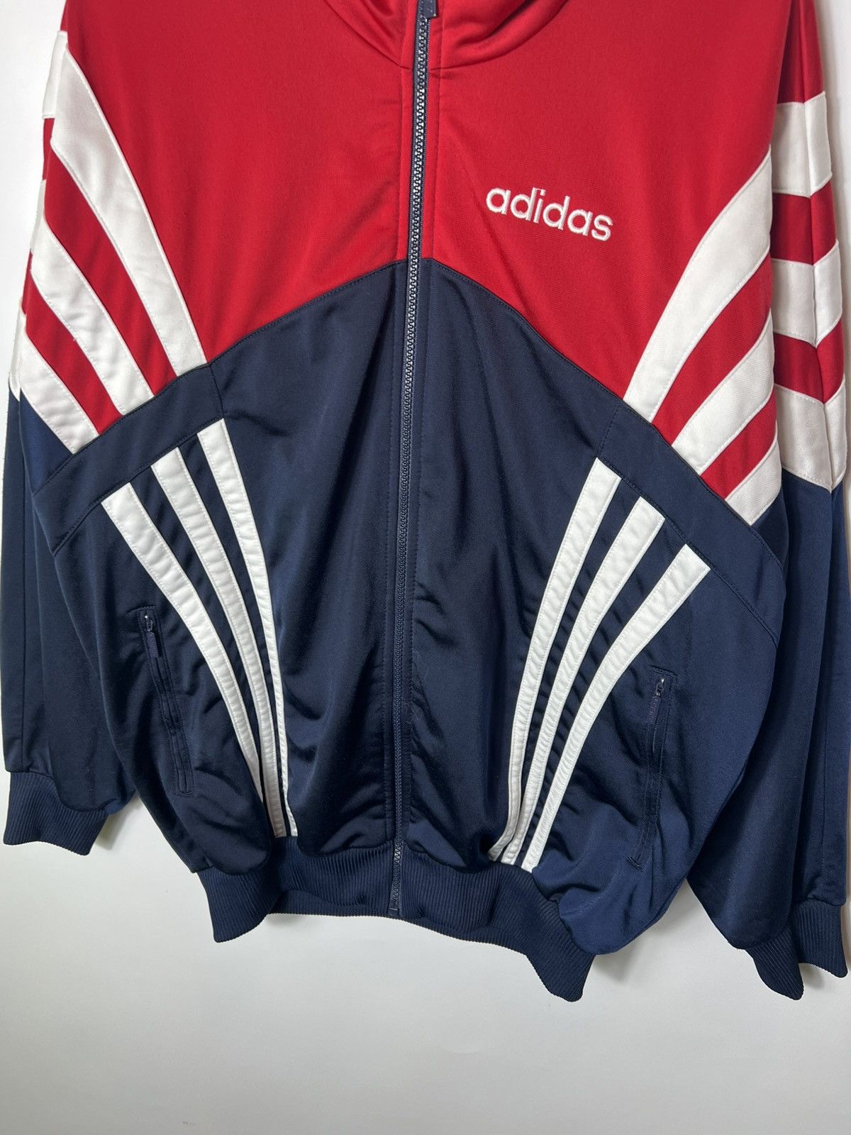 Adidas Vintage 90s streetwear y2k adidas striped Track Jacket Size US M / EU 48-50 / 2 - 3 Thumbnail