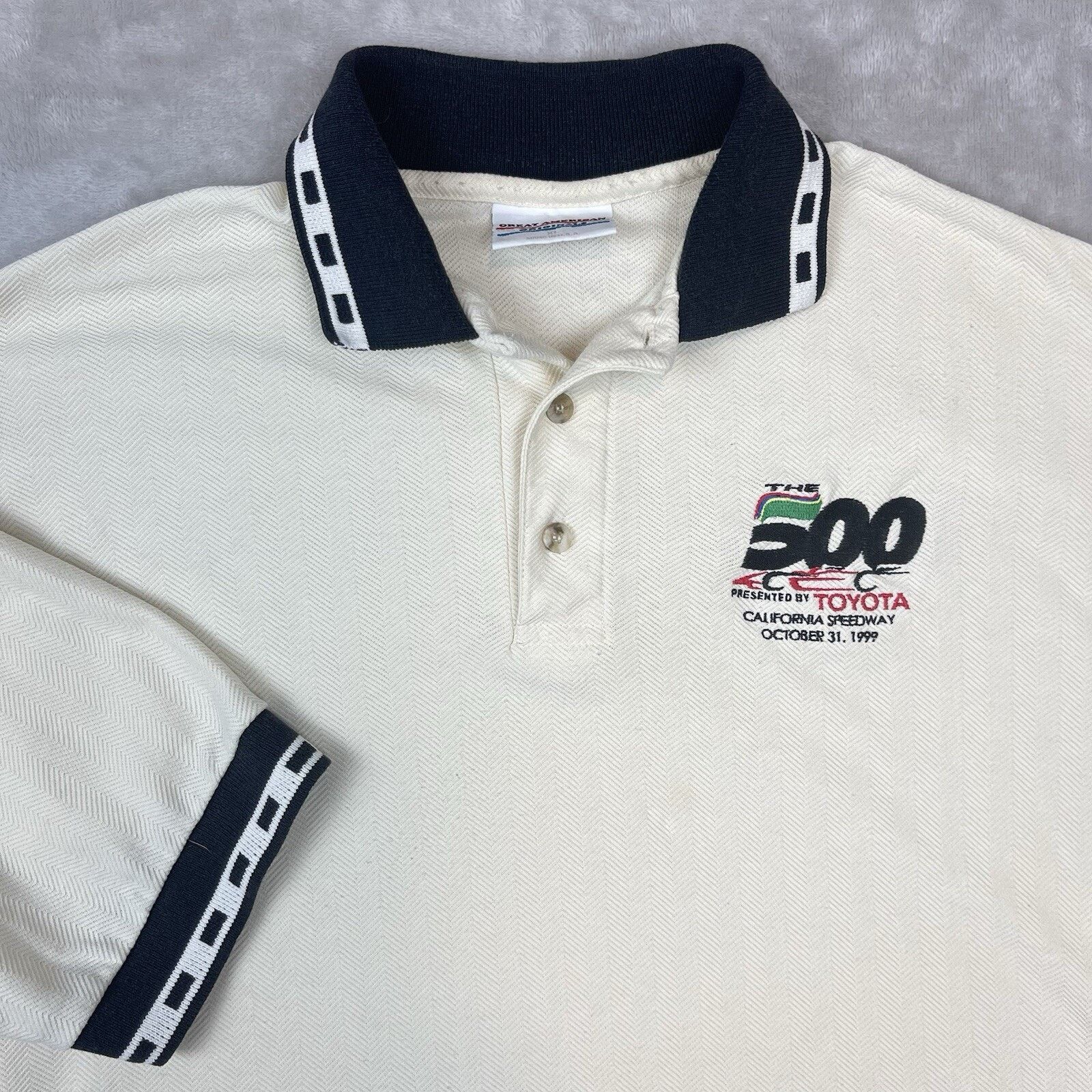 Other 1999 Toyota California Speedway 500 Promo Herringbone Polo Size US XL / EU 56 / 4 - 1 Thumbnail