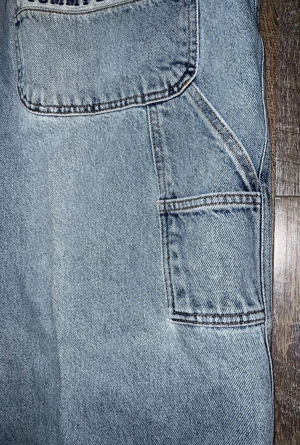 JNCO × Tommy Hilfiger × Vintage Vintage Tommy Hilfiger Baggy Wide Leg Carpenter Jeans siz 36 Size US 36 / EU 52 - 5 Thumbnail