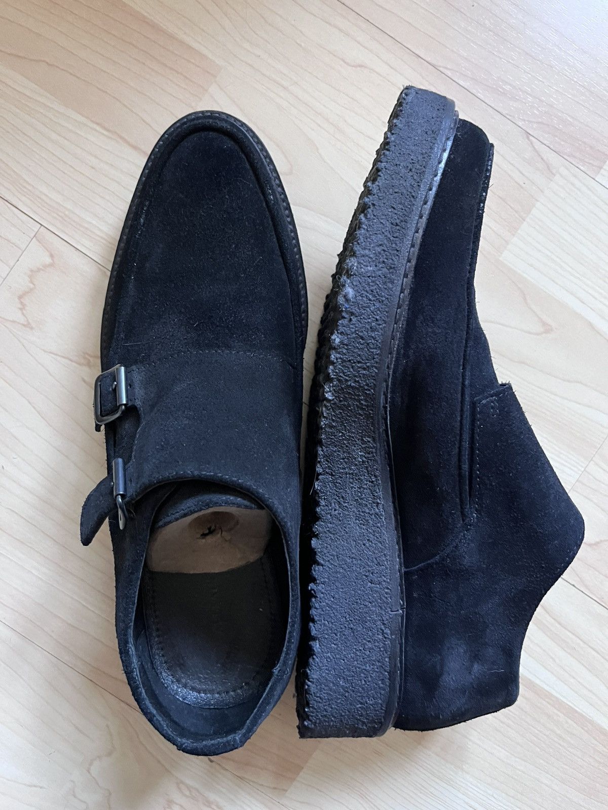 Allsaints Allsaints Black Low top buckle sneaker Size US 9 / EU 42 - 2 Thumbnail