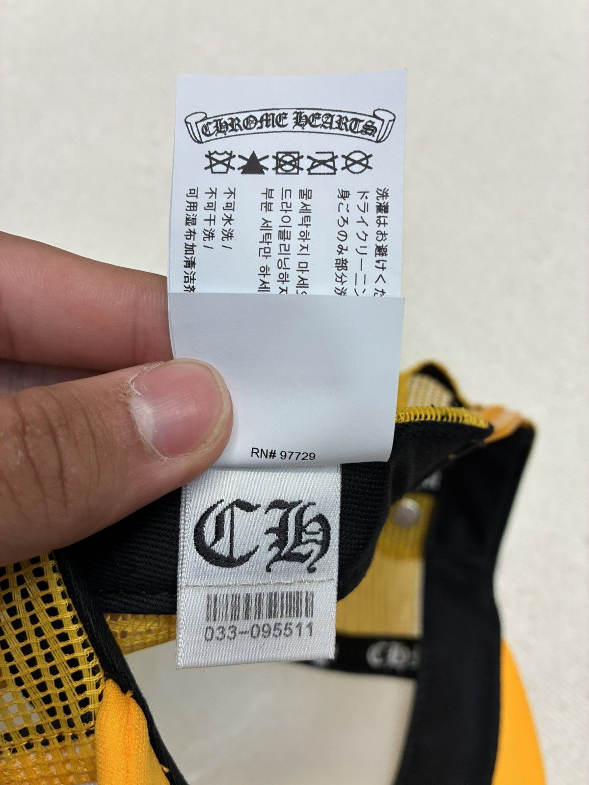 Chrome Hearts Chrome Hearts Multicolor Cross Hat Yellow Size ONE SIZE - 10 Thumbnail