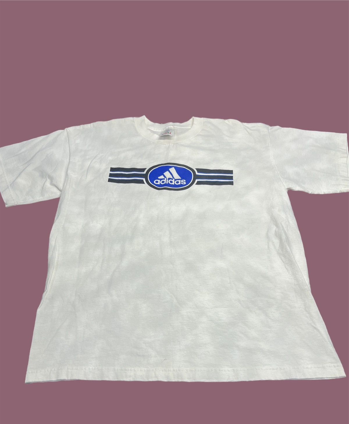 Adidas 90s Vintage 3-Stripes T-Shirt Grau M main image 1