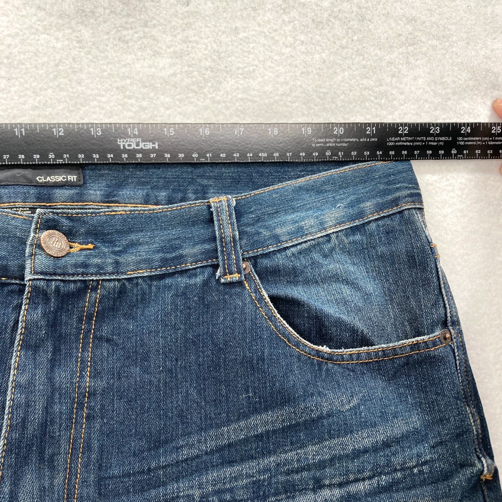 Rocawear VINTAGE Rocawear Jeans Mens 44x34 Classic Fit Straight Leg Blue Denim Distressed Size US 44 / EU 60 - 7 Thumbnail