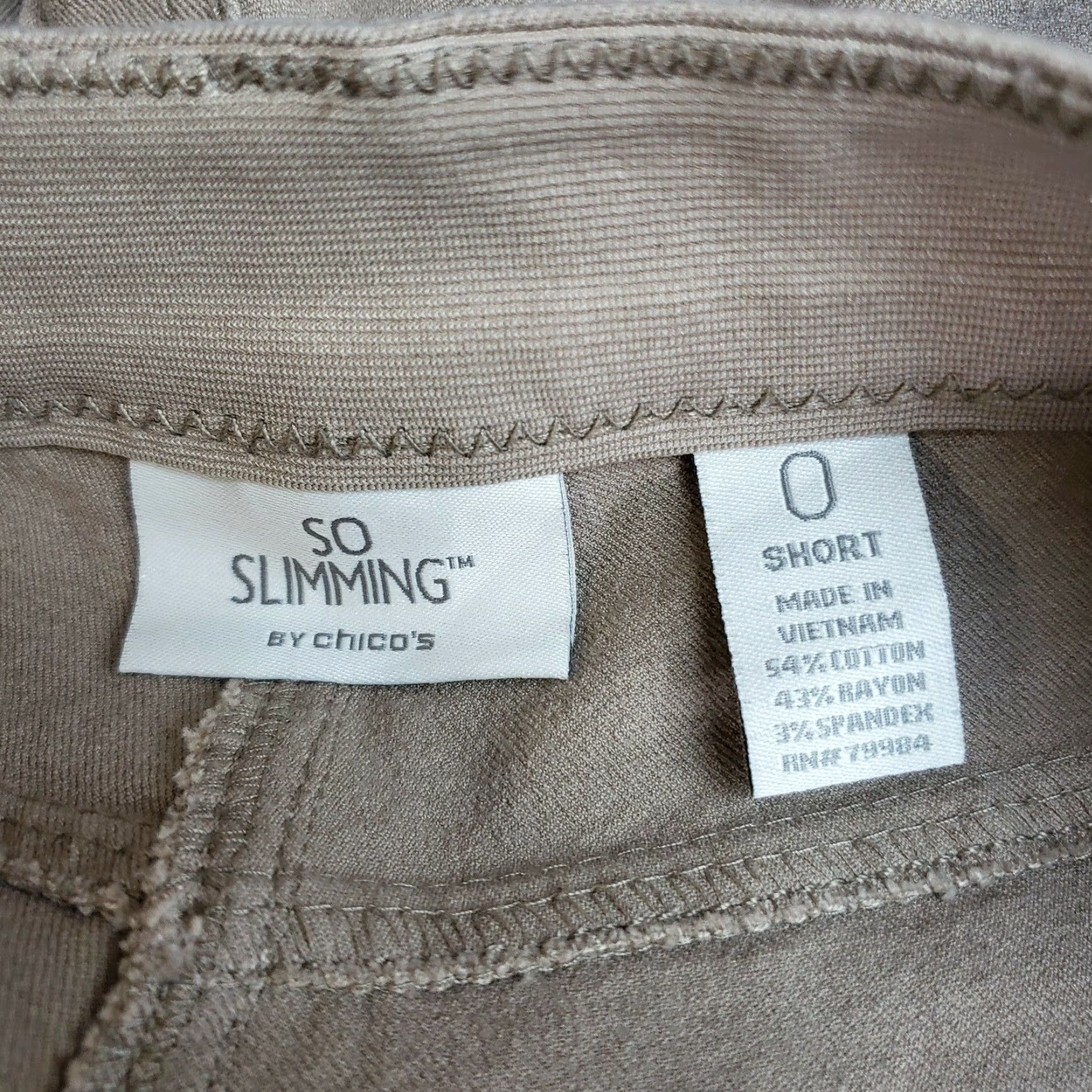 Vintage VINTAGE Chico's So Slimming Womens Jeans Short 4 Mid Rise Brown Denim Straight Mens Womens Girls Size 27" / US 4 / IT 40 - 7 Thumbnail