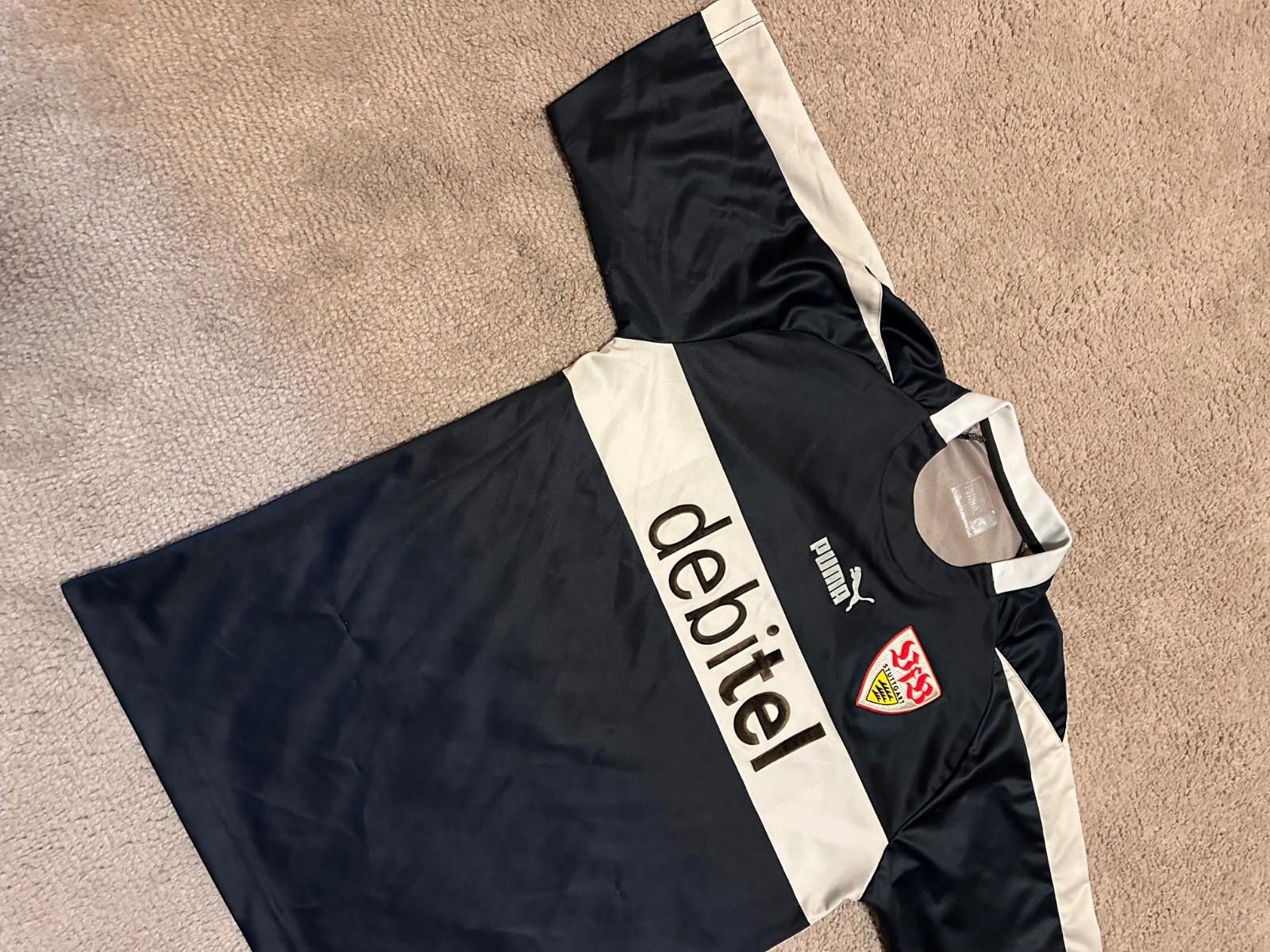 Puma Puma VfB Stuttgart 2002/03 Away football shirt jersey Sz L Size US L / EU 52-54 / 3 - 2 Thumbnail