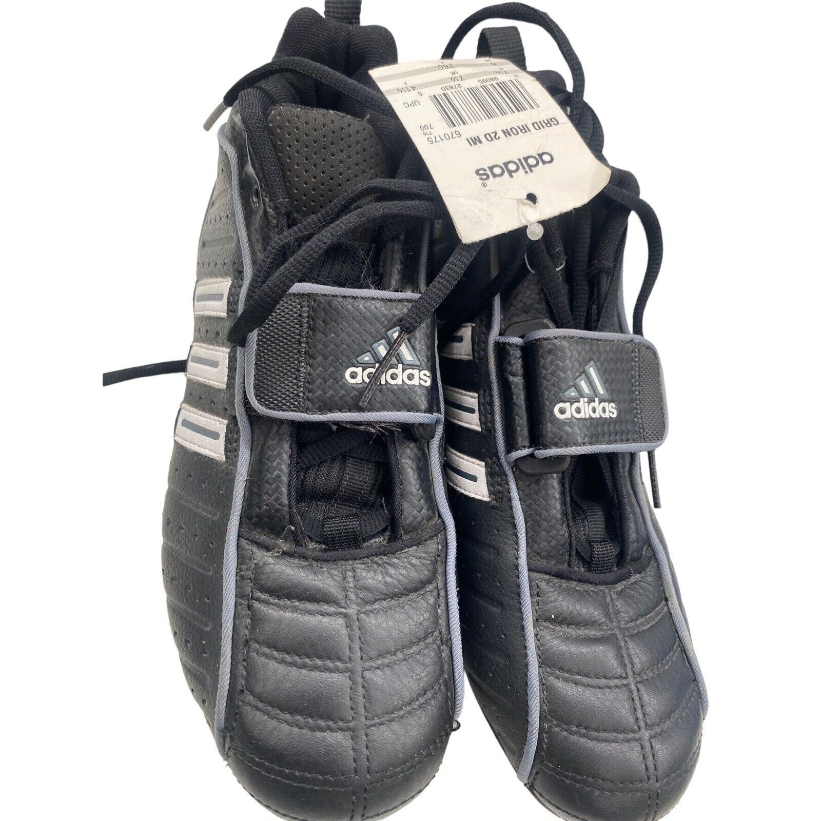 Adidas Adidas Grid Iron 2D MI Football Cleats Men's Size 8 Black Size US 8 / EU 41 - 10 Thumbnail