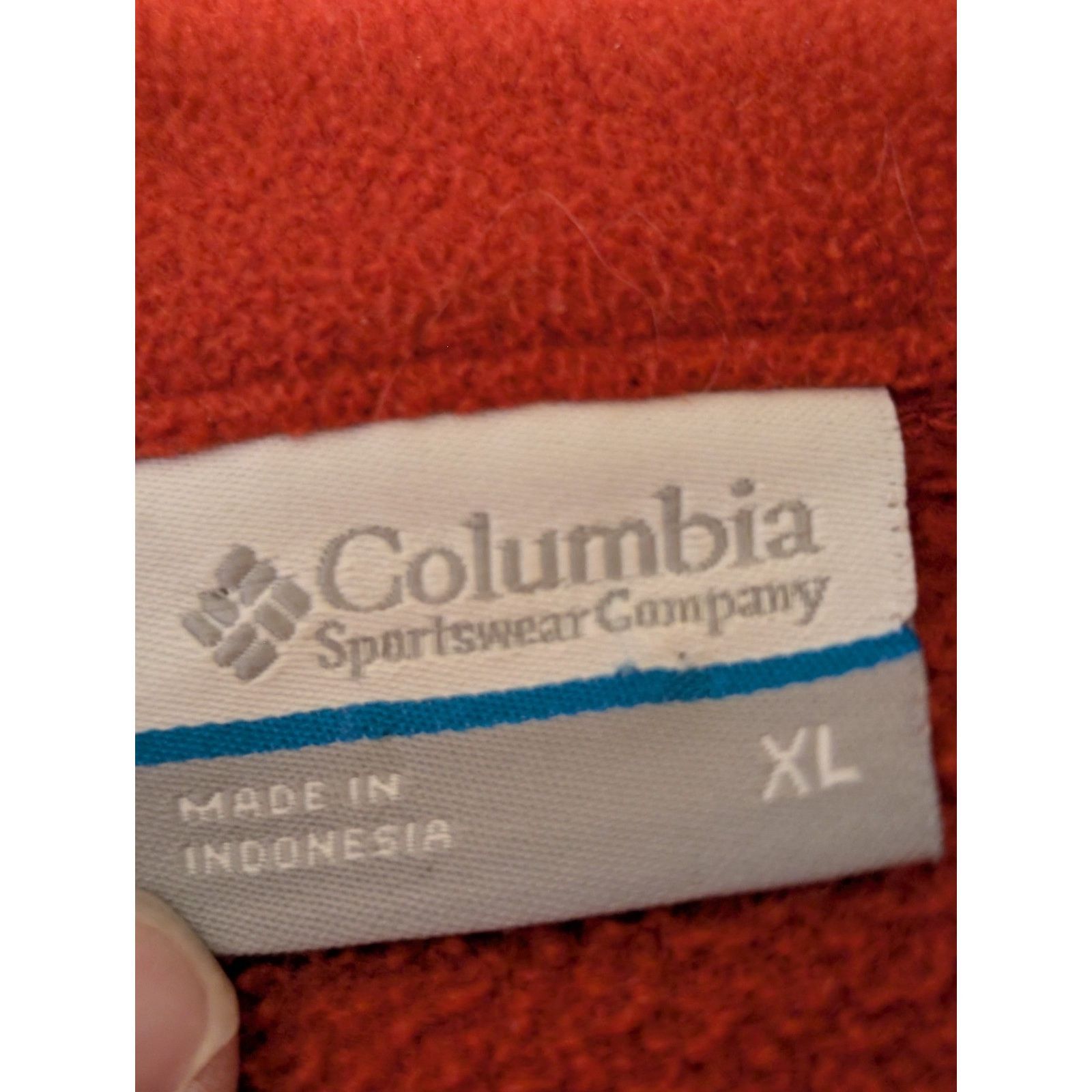 Columbia Columbia 1/4 Zip Pullover Mens XL Fleece Sweater Red Jacket Size US XL / EU 56 / 4 - 4 Thumbnail