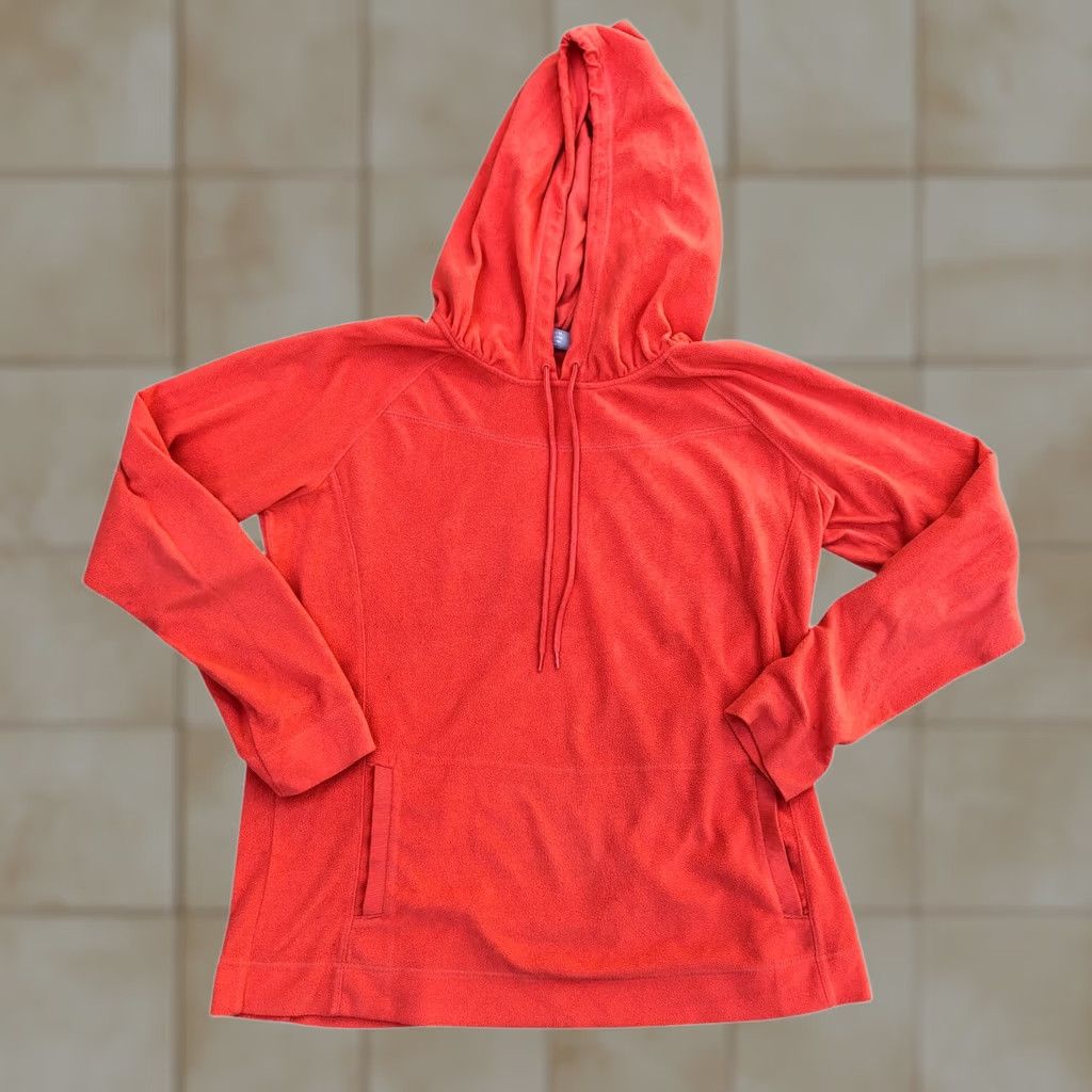 Vintage COLUMBIA Fleece Hoodie Pullover Sweatshirt XL Women's Orange Sweater Size XL / US 12-14 / IT 48-50 - 1 Thumbnail
