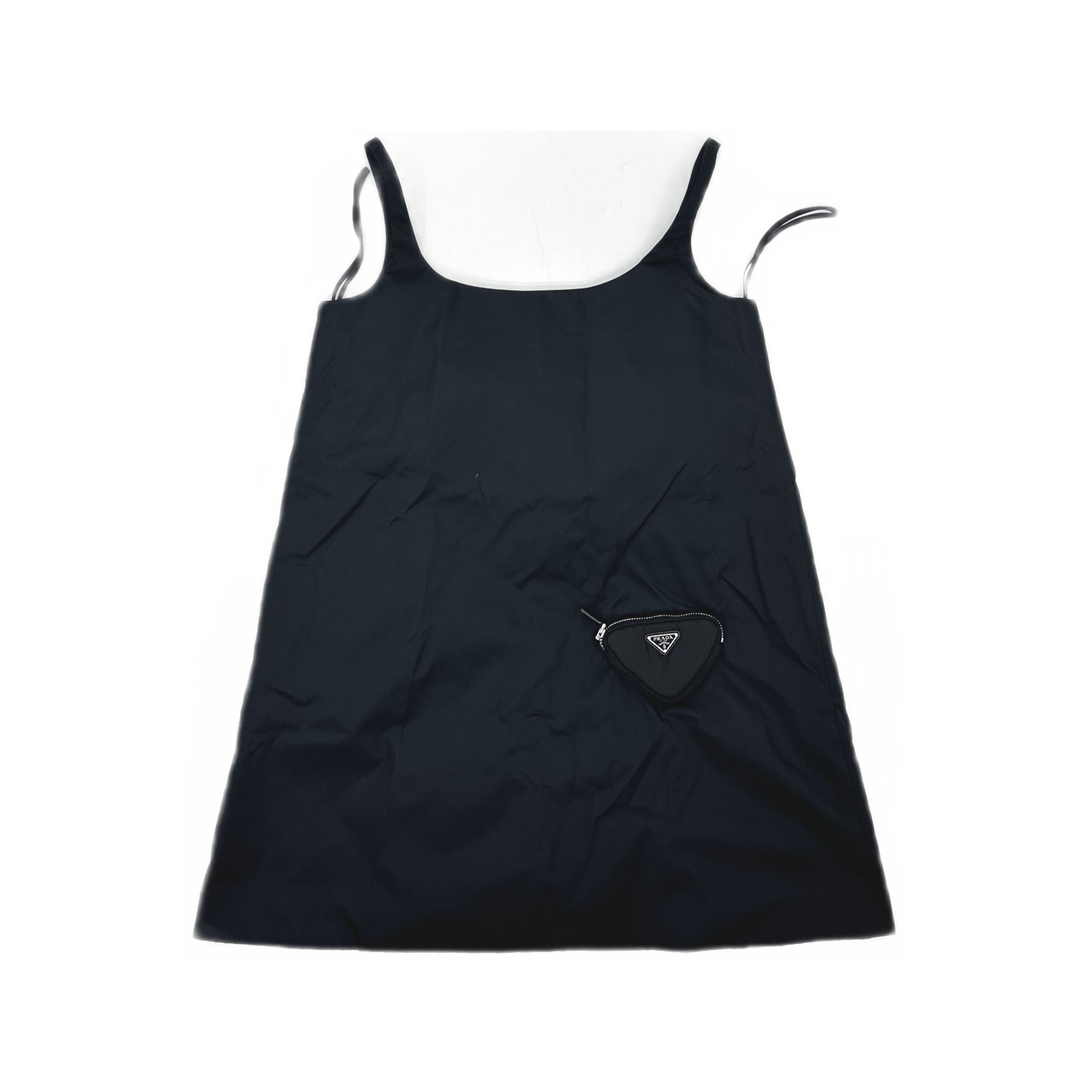 Prada Prada Re-Nylon Sleeveless Mini Dress Size 38 Size XS / US 0-2 / IT 36-38 - 1 Thumbnail