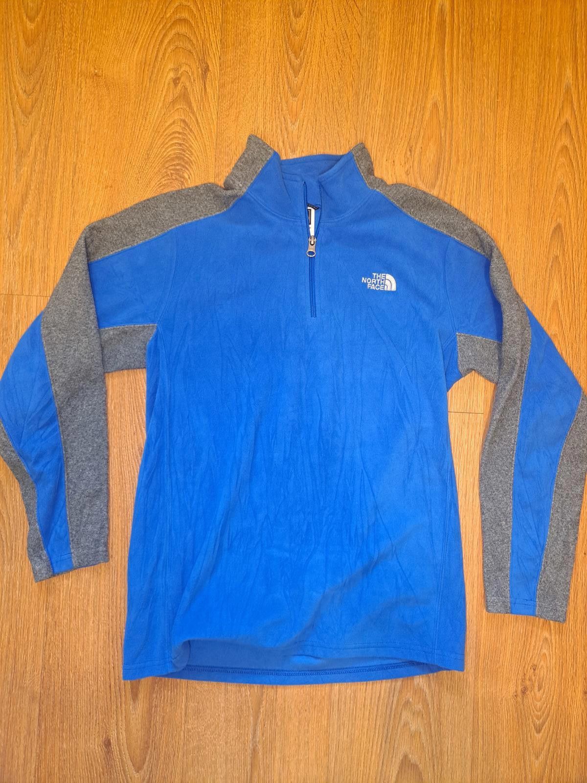 The North Face The North Face Quarter Zip Pullover Sweater Boys XL Blue Size US XL / EU 56 / 4 - 1 Thumbnail