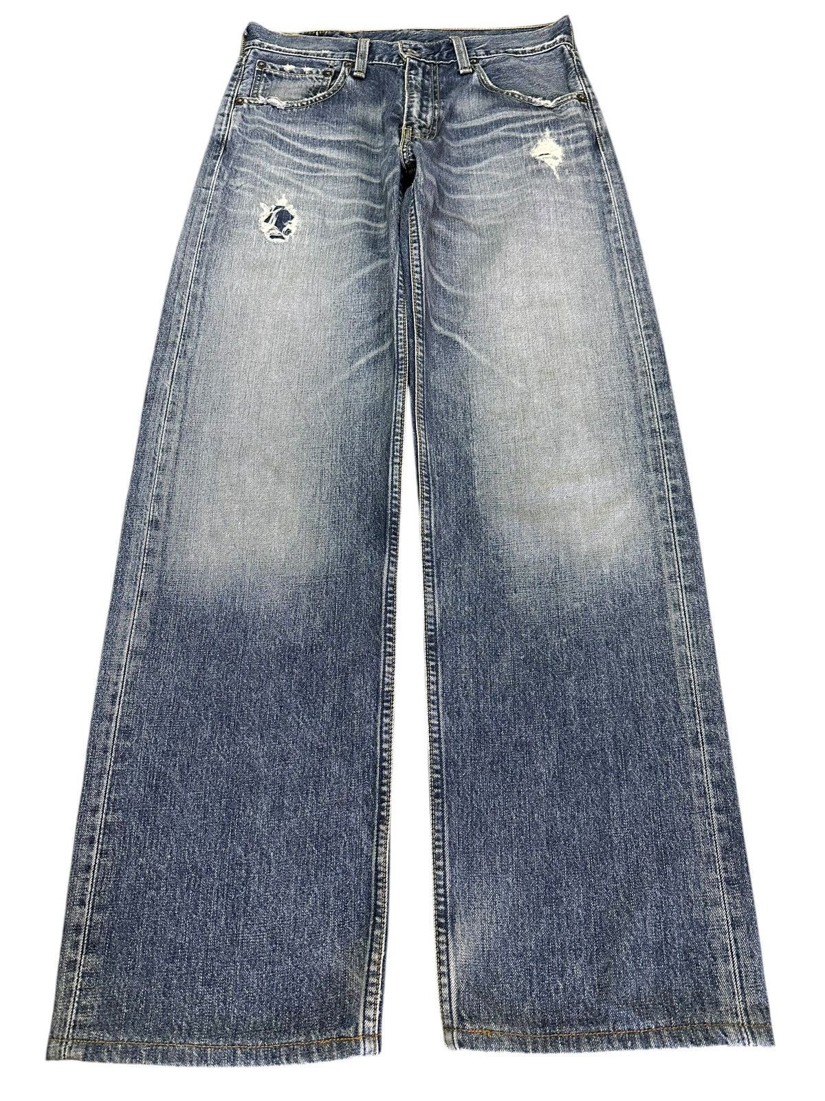 Levi's Vintage 90s Levis 503 Faded Wash Distress Style Baggy Jeans Size US 30 / EU 46 - 1 Thumbnail
